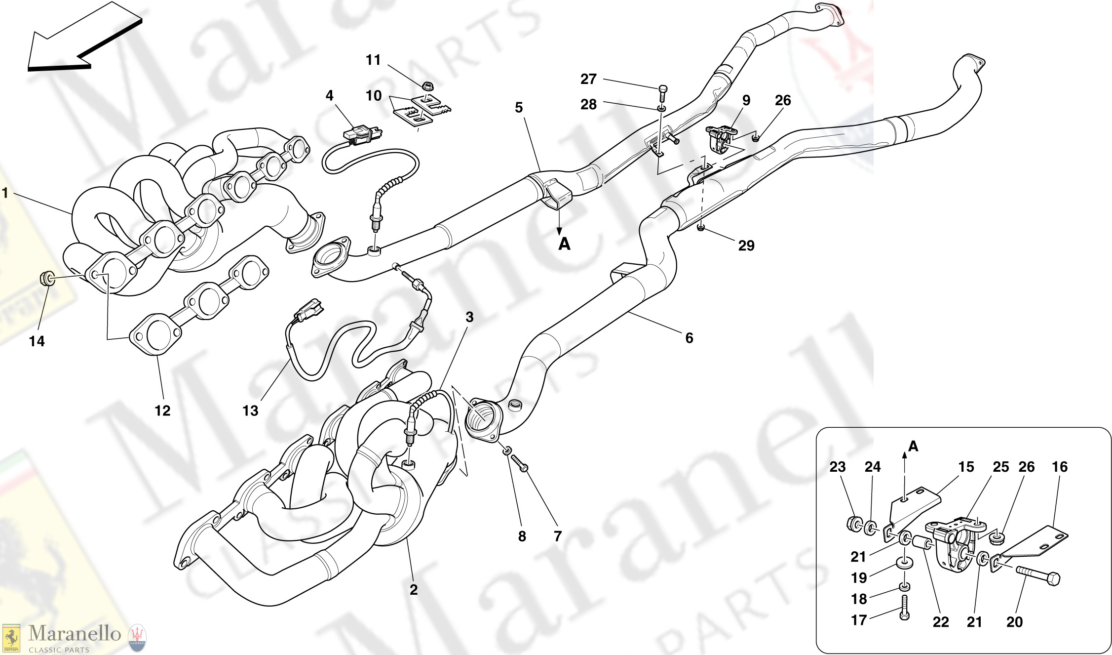 017 - Front Exhaust System