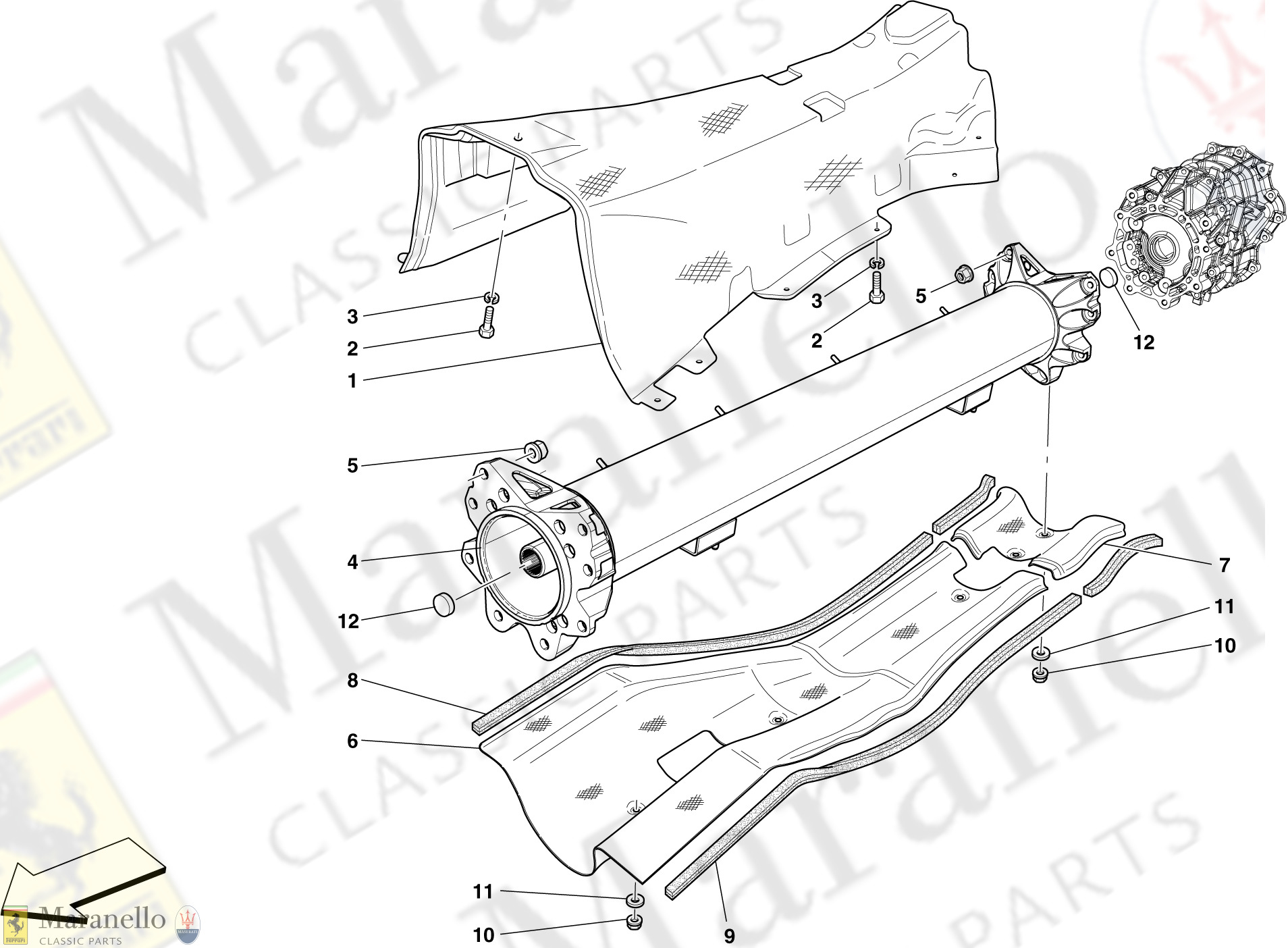 029 - Engine/Gearbox Connector Pipe And Insulation