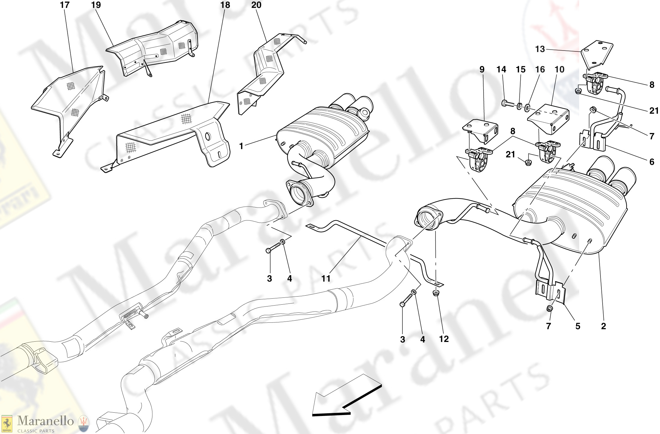 018 - Rear Exhaust System