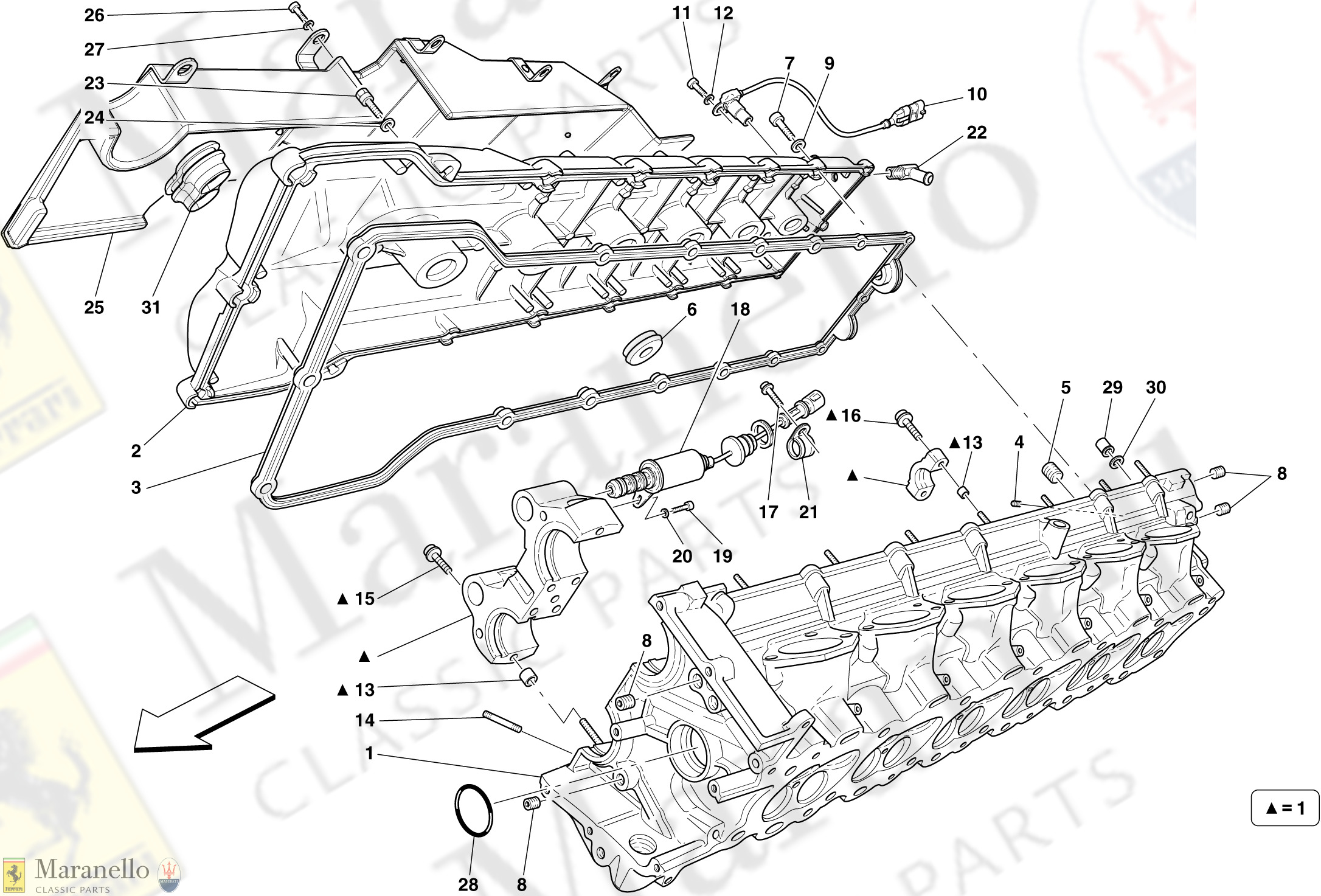 003 - Right Hand Cylinder Head