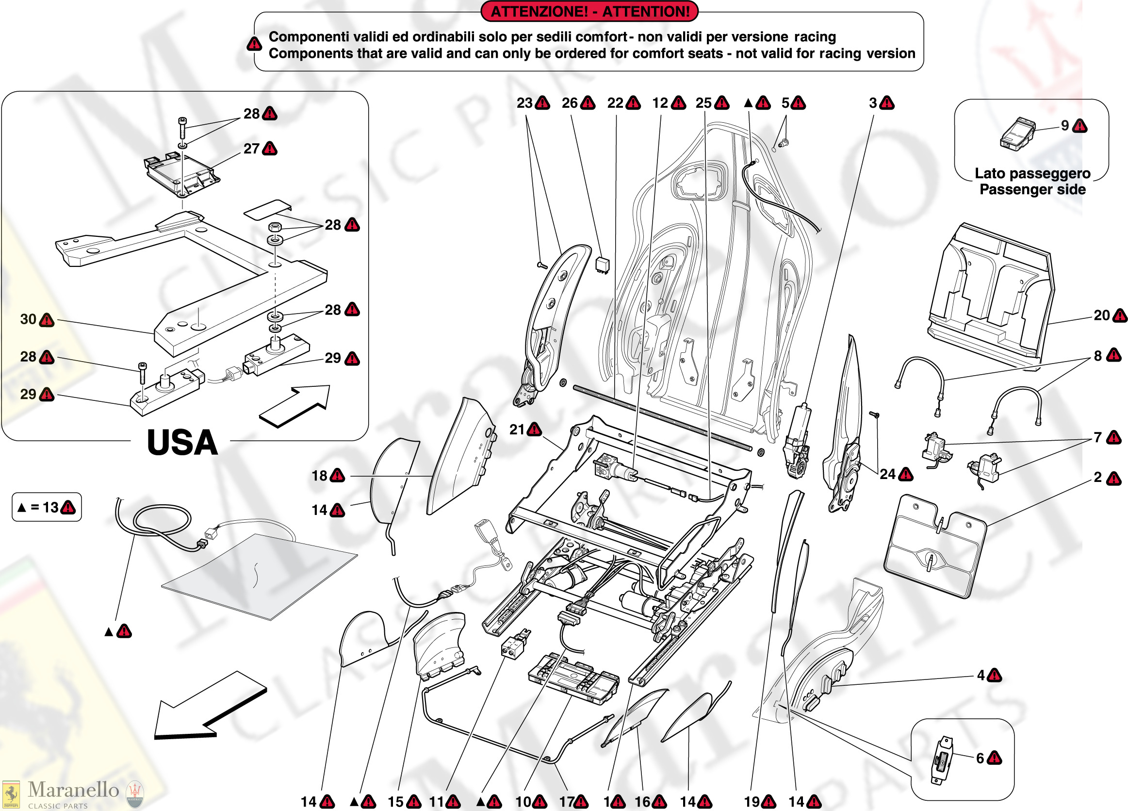 124 - Front Seat - Guides And Adjustment Mechanisms