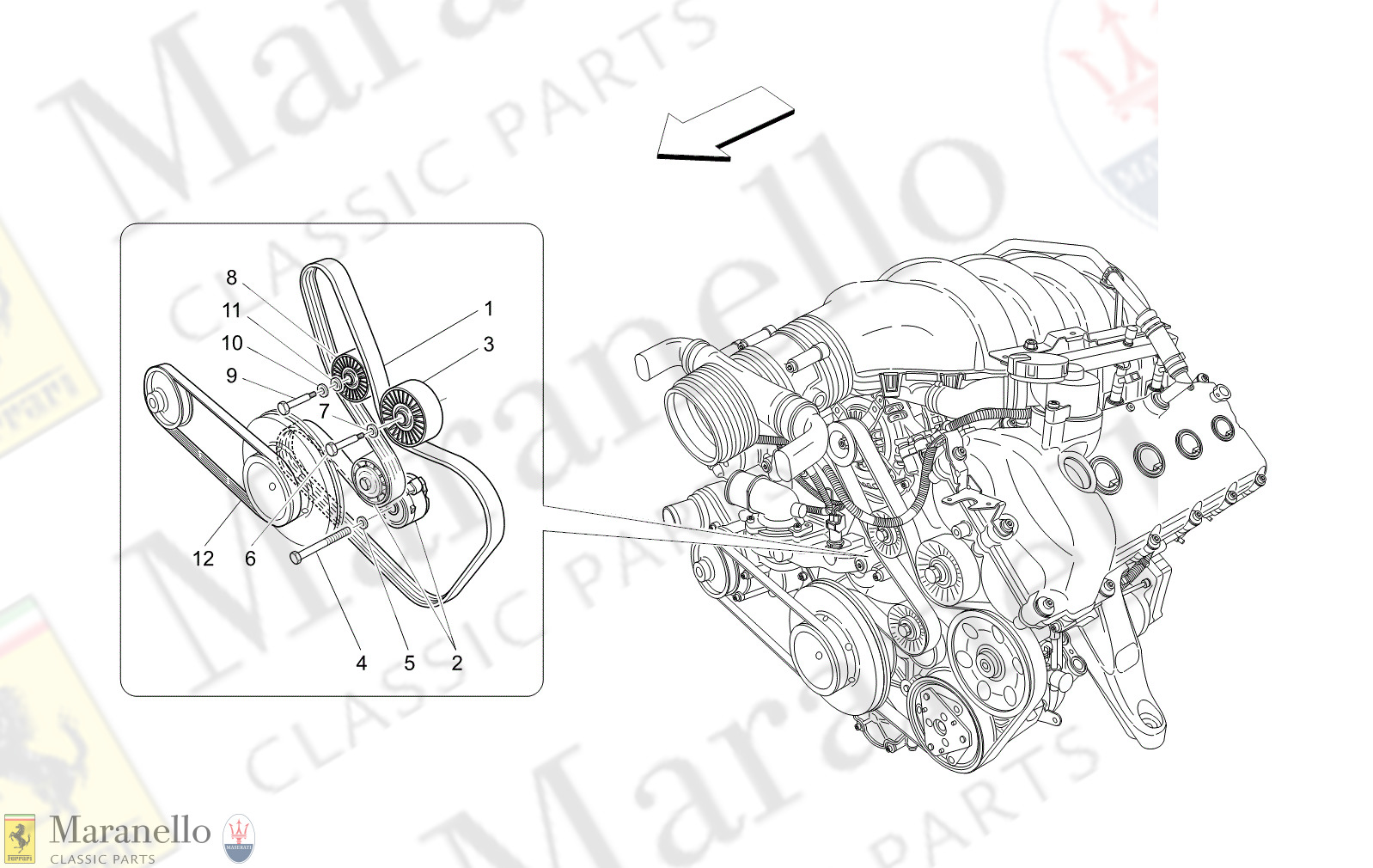 01.11 - 14 - 0111 - 14 Auxiliary Device Belts