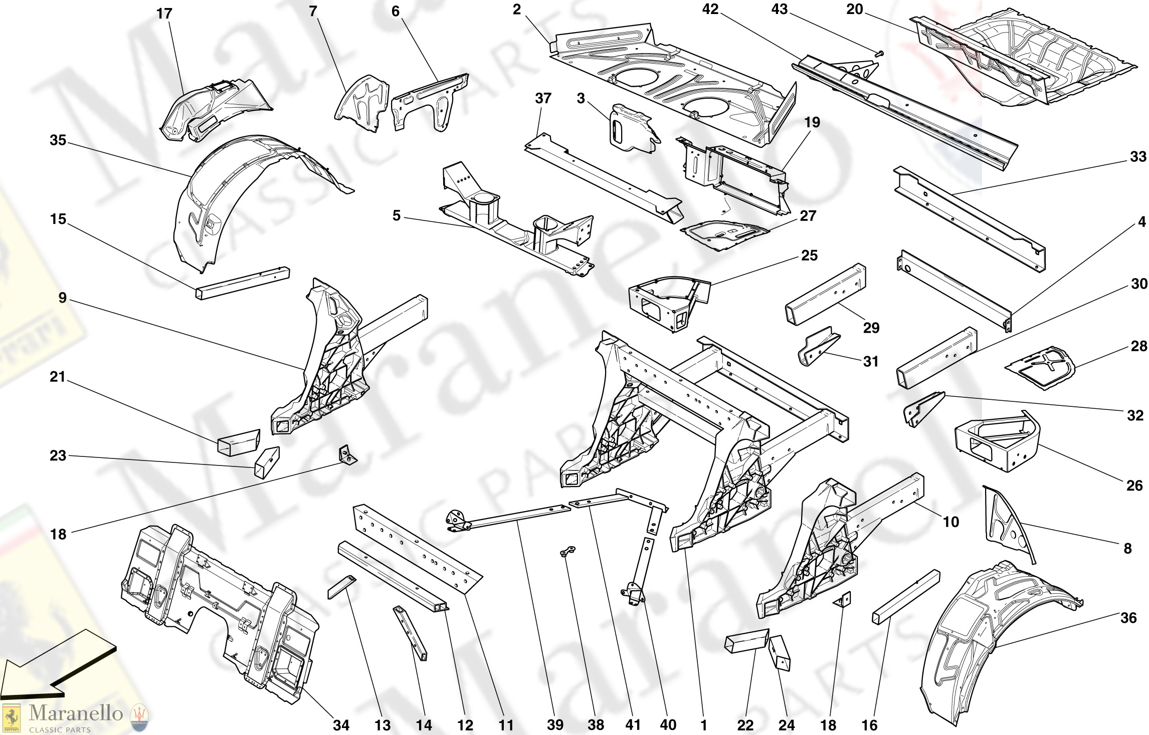 105 - Structures And Elements, Rear Of Vehicle