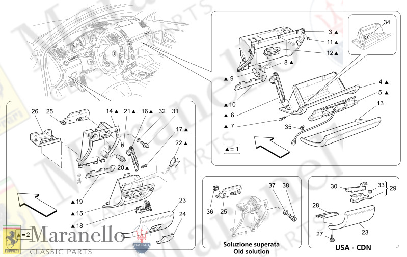 09.52 - 1 GLOVE COMPARTMENTS