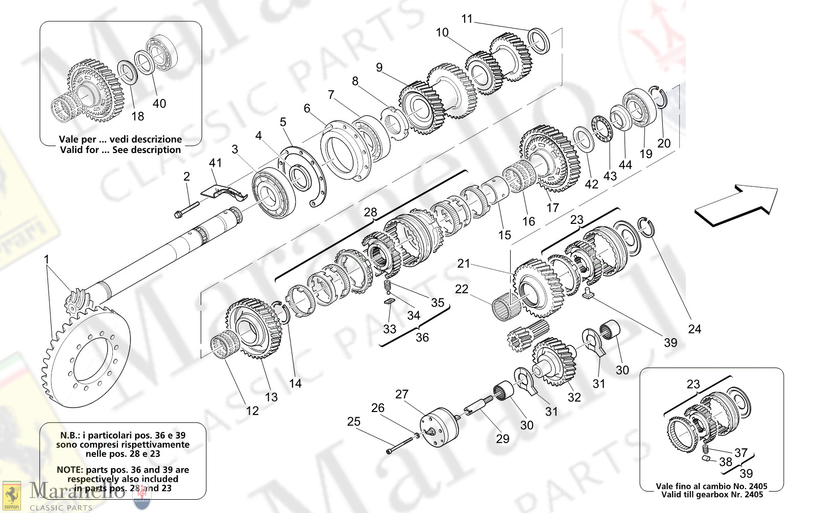 M3.12 - 11 - M312 - 11 Lay Shaft Gears