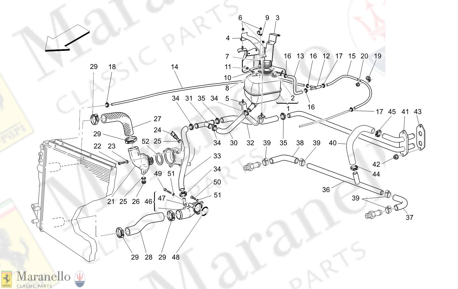 M1.71 - 21 - M171 - 21 Cooling System: Nourice And Lines