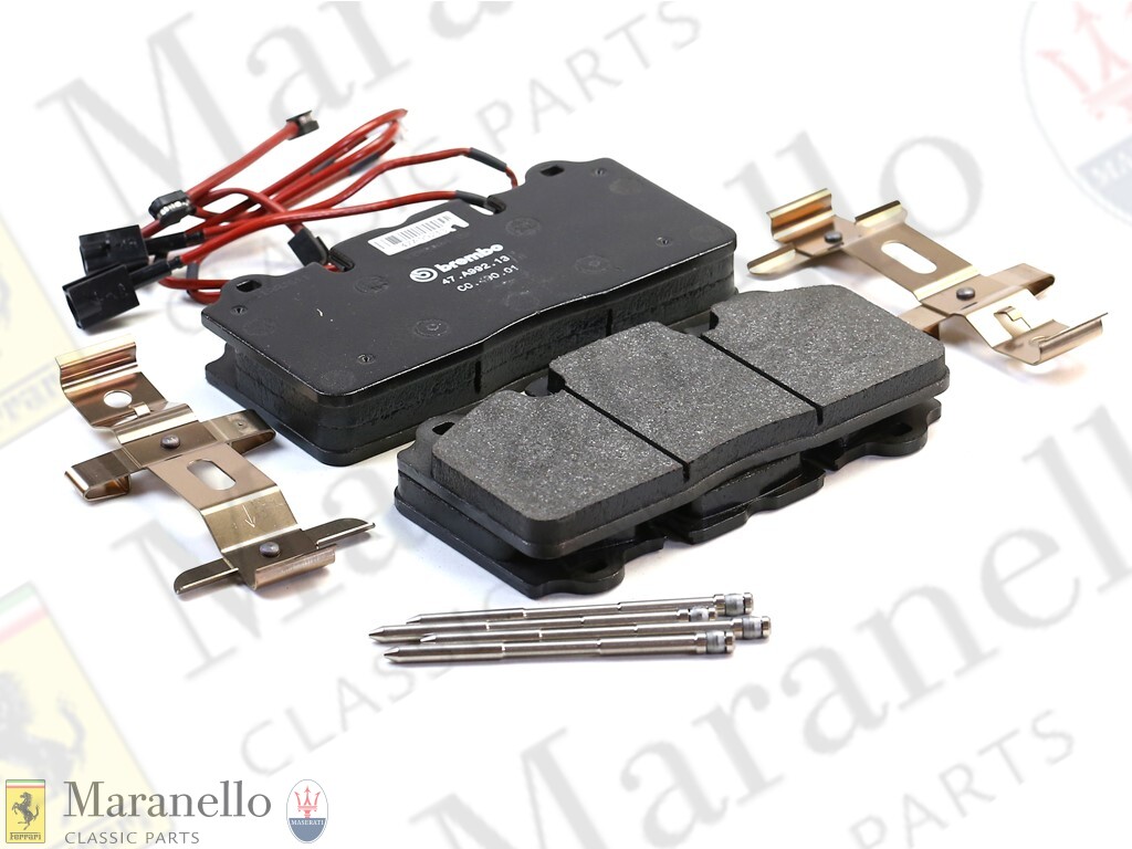 Front Brake Pad Set With Spring