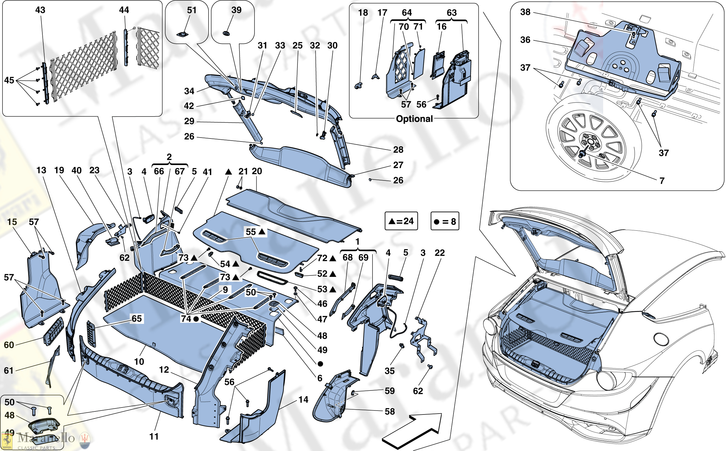 109 - Luggage Compartment Mats