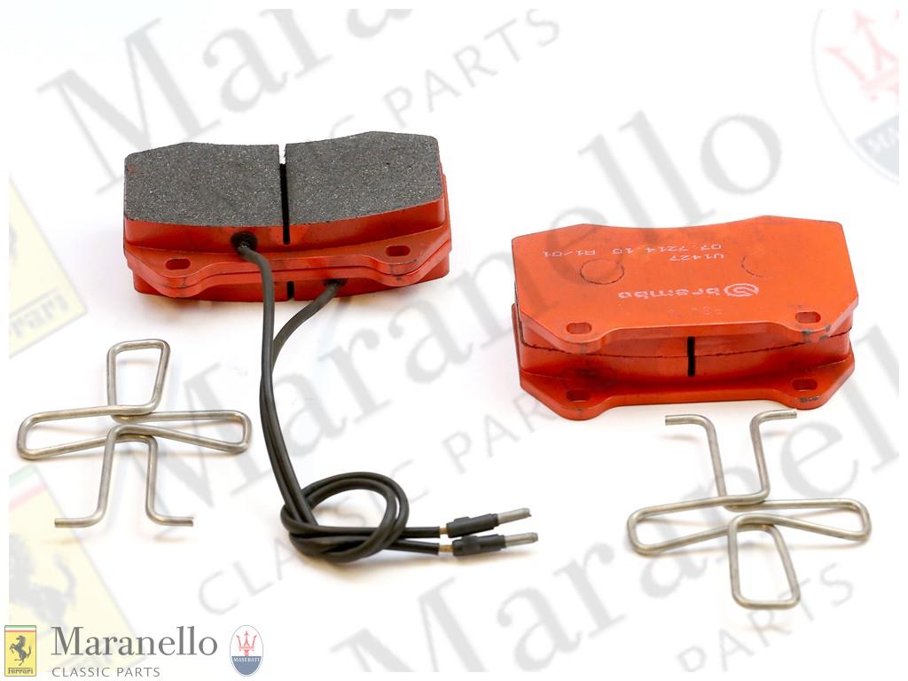 Front Brake Pad Set With Sensor Cables