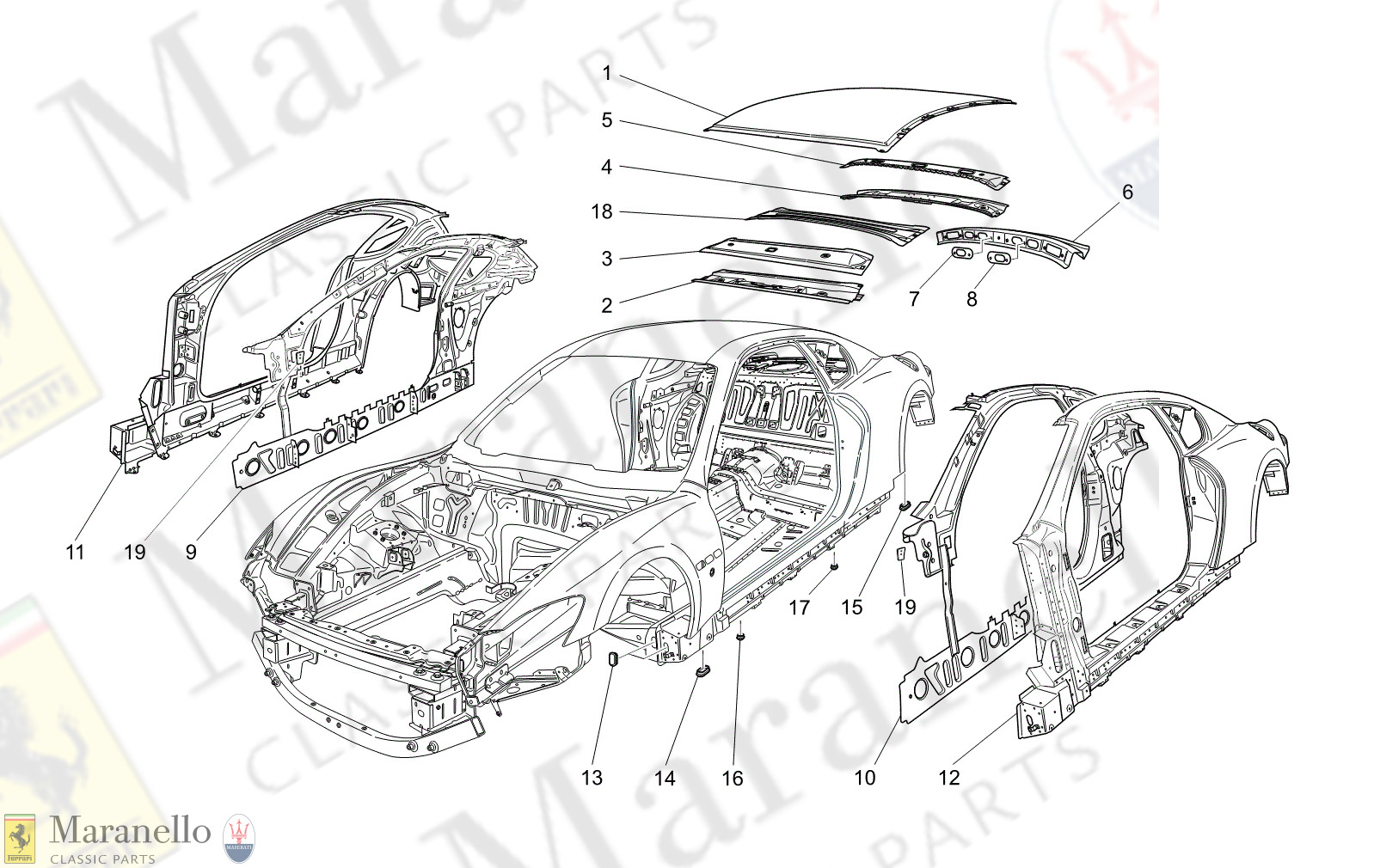 09.01 - 7 - 0901 - 7 Bodywork And Central Outer Trim Panels