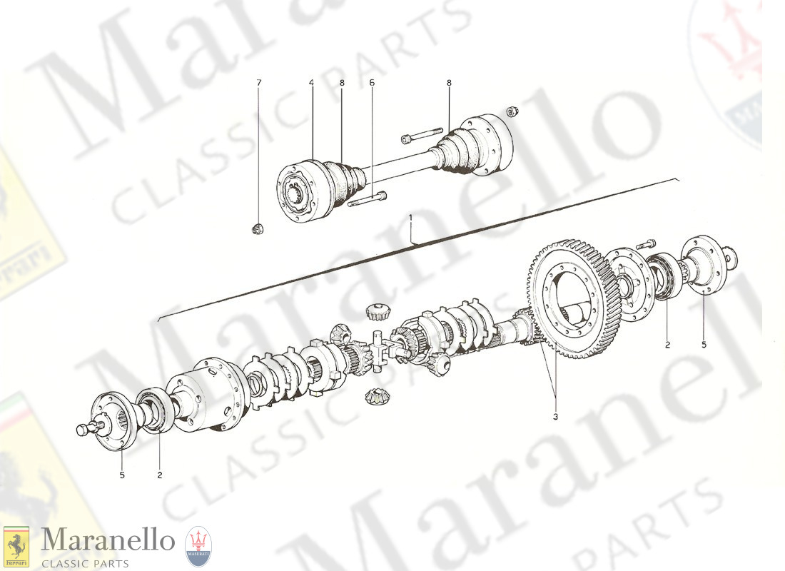 026 - Differential And Axle Shaft (Up To Gearbox No. 692)