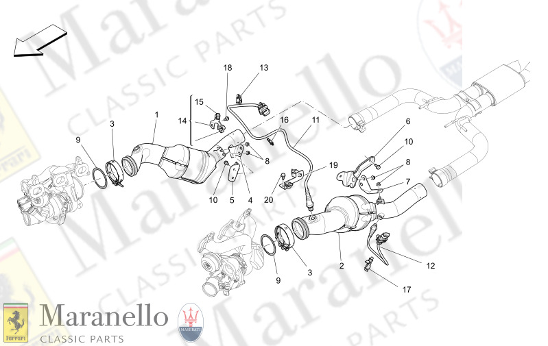 01.80 - 2 PRE-CATALYTIC CONVERTERS AND CATALYTIC C