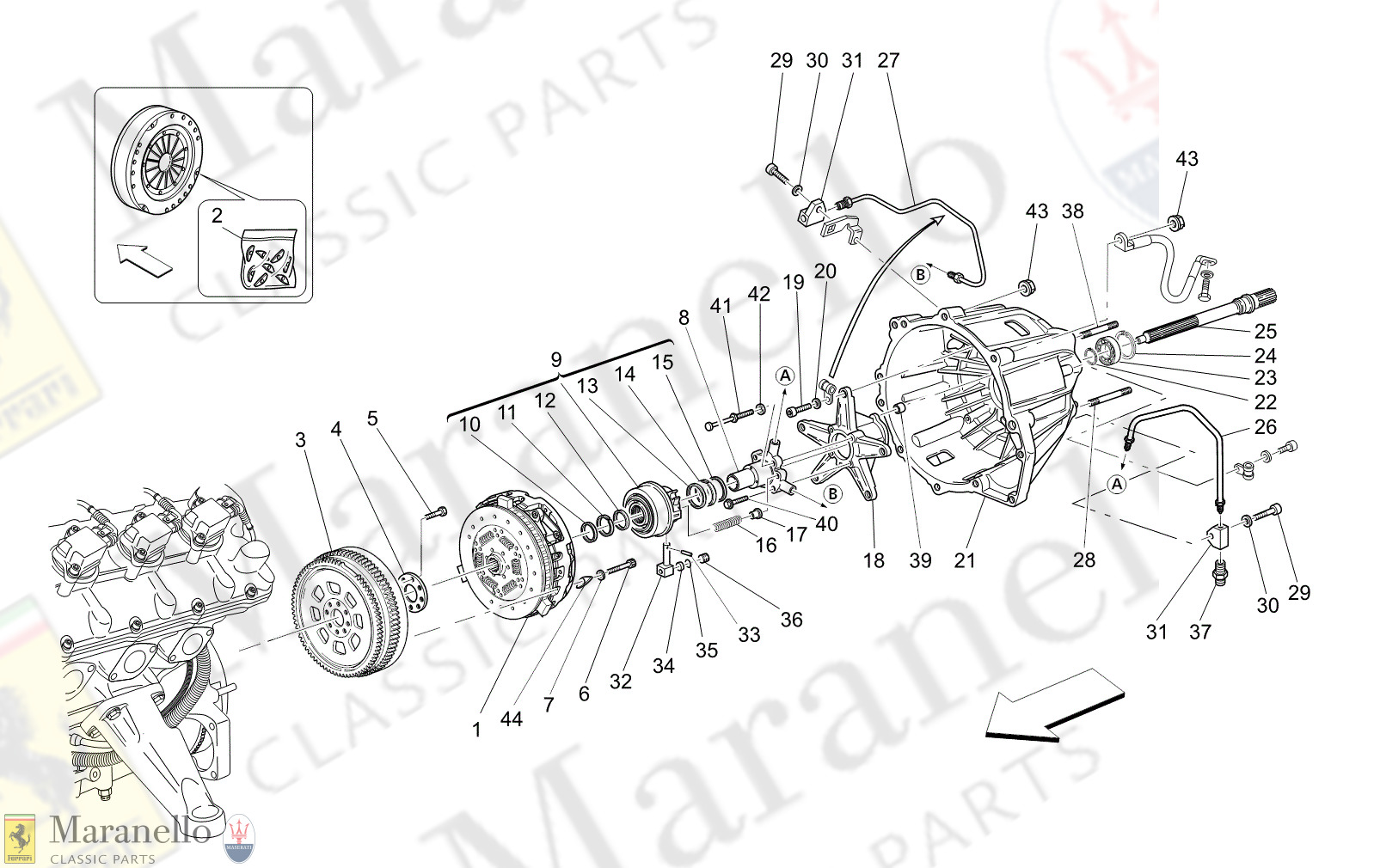 02.11 - 11 - 0211 - 11 Friction Discs And Housing For F1 Gearbox