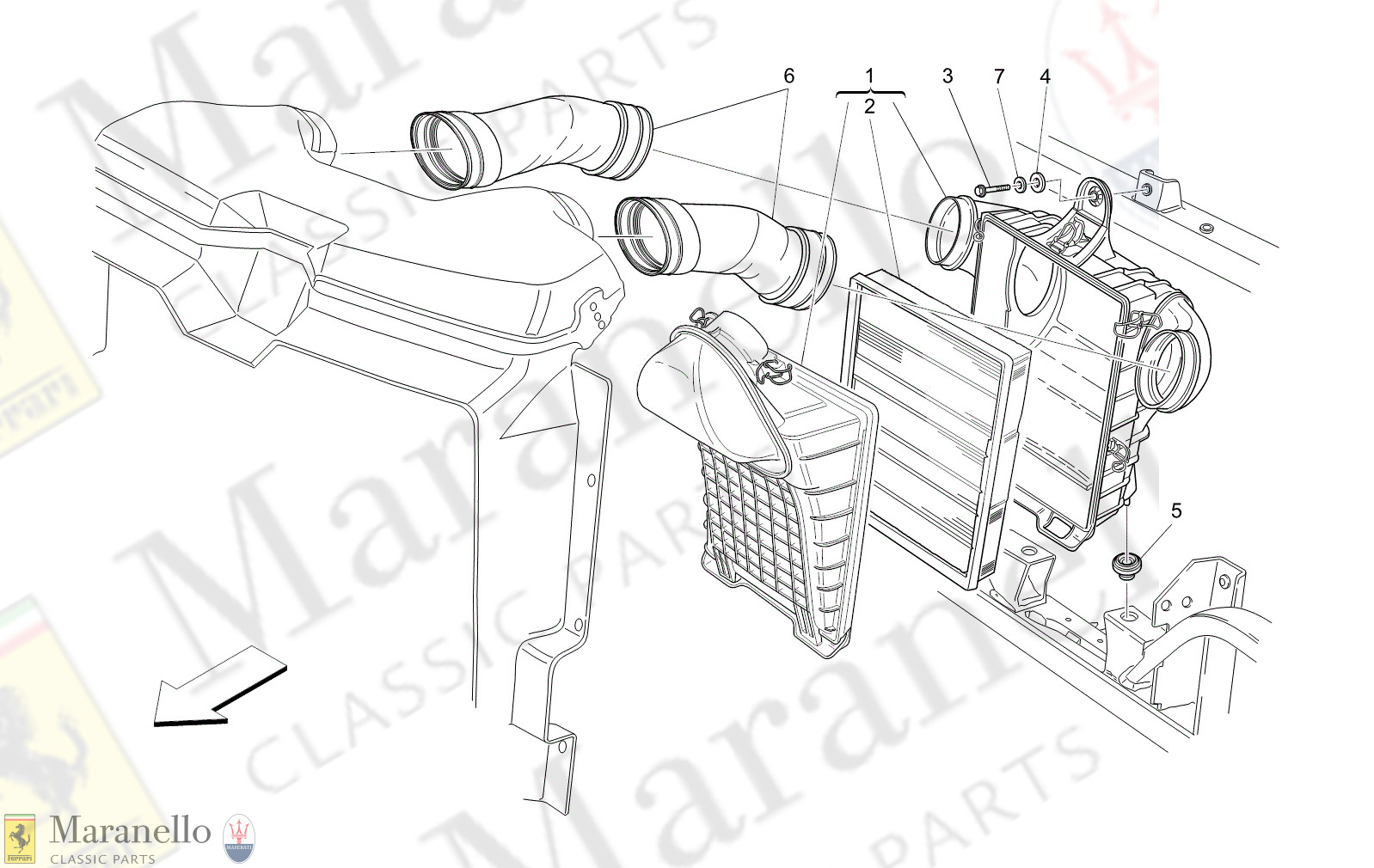 01.41 - 11 - 0141 - 11 Air Filter, Air Intake And Ducts