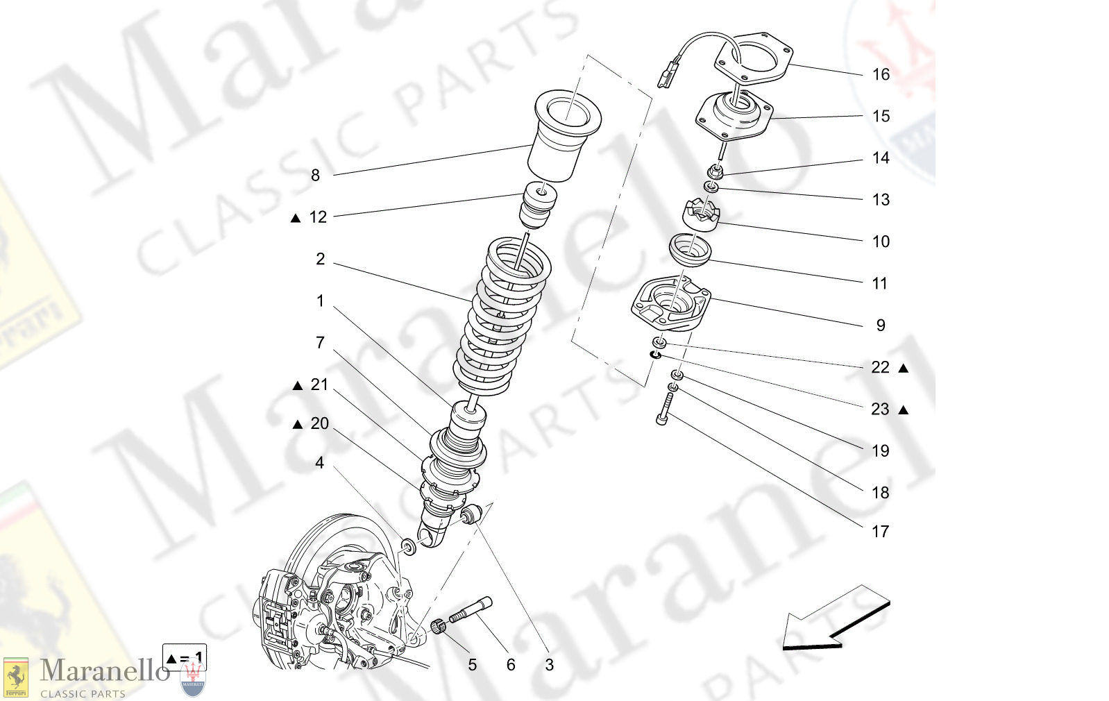 06.21 - 11 - 0621 - 11 Rear Shock Absorber Devices