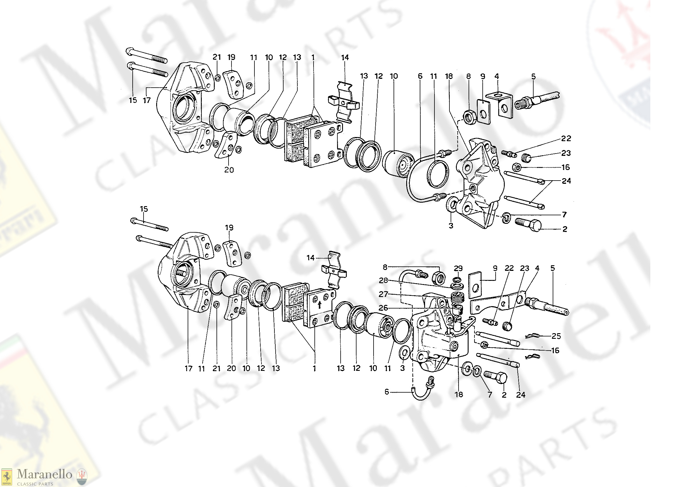 033 - Calipers for Front & Rear Brakes