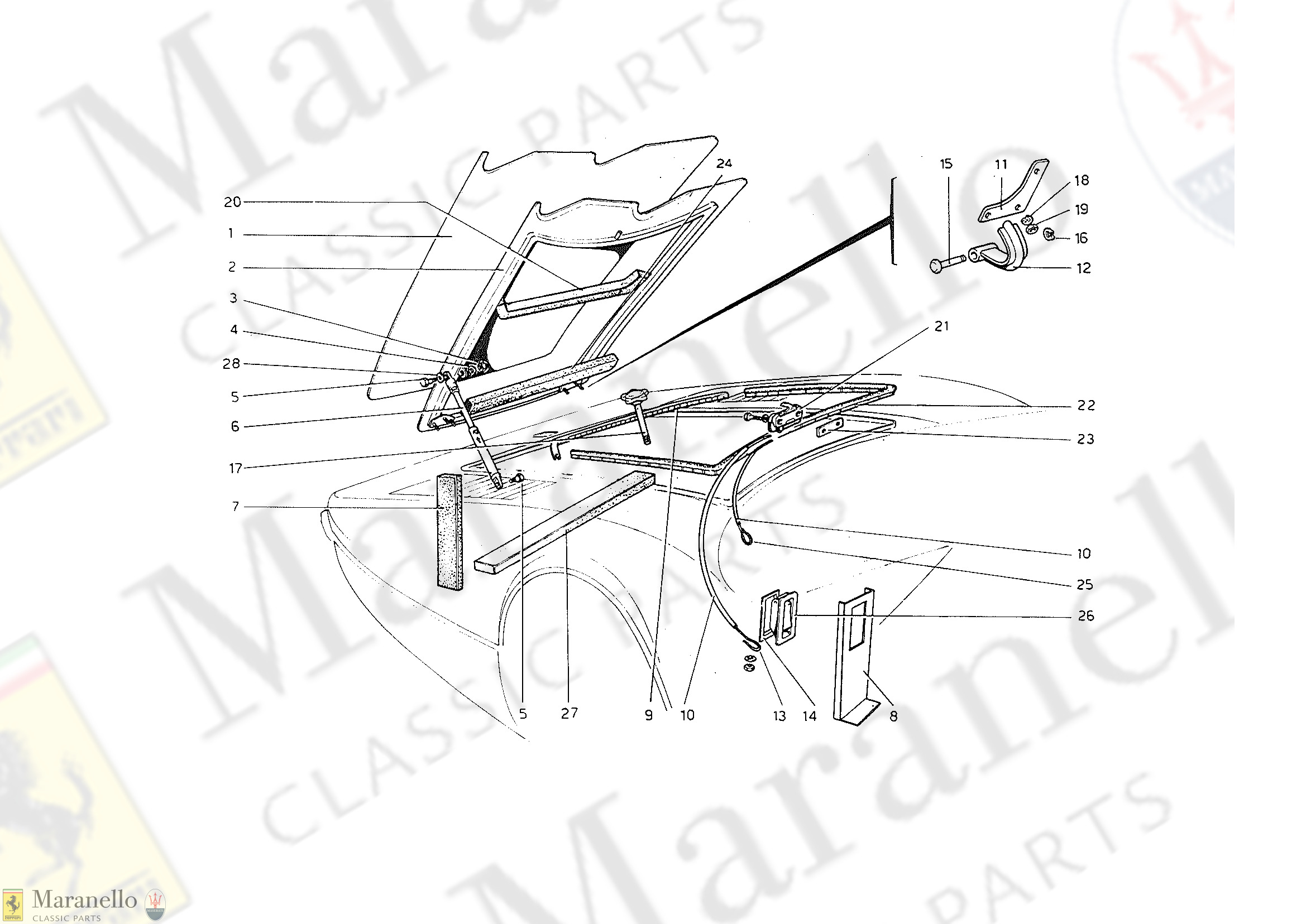 106 - Front Compartment Lid