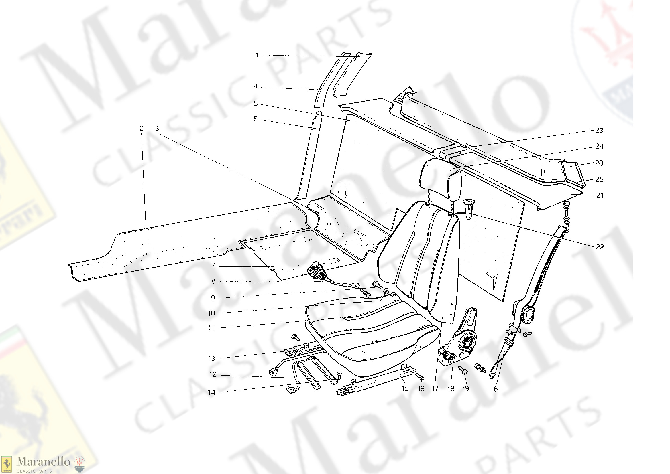 111 - Interior Trim Accessories & Seats