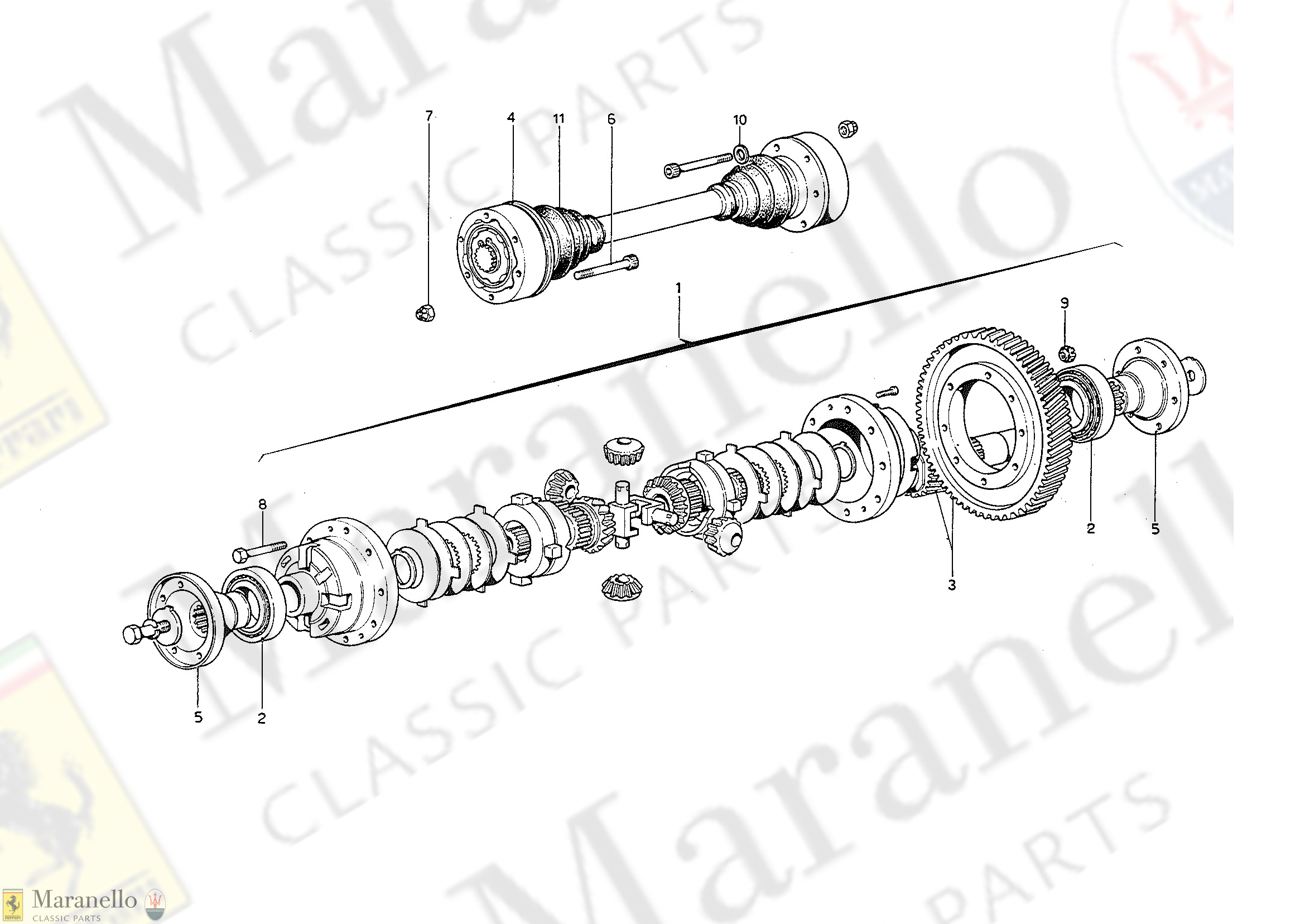 030 - Differential & Axle Shafts