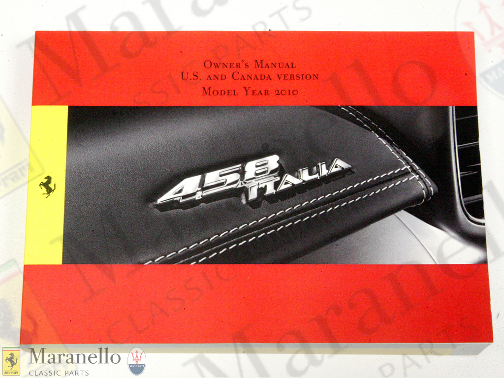 458 Italia Owners Manual ENG-USA/CDN