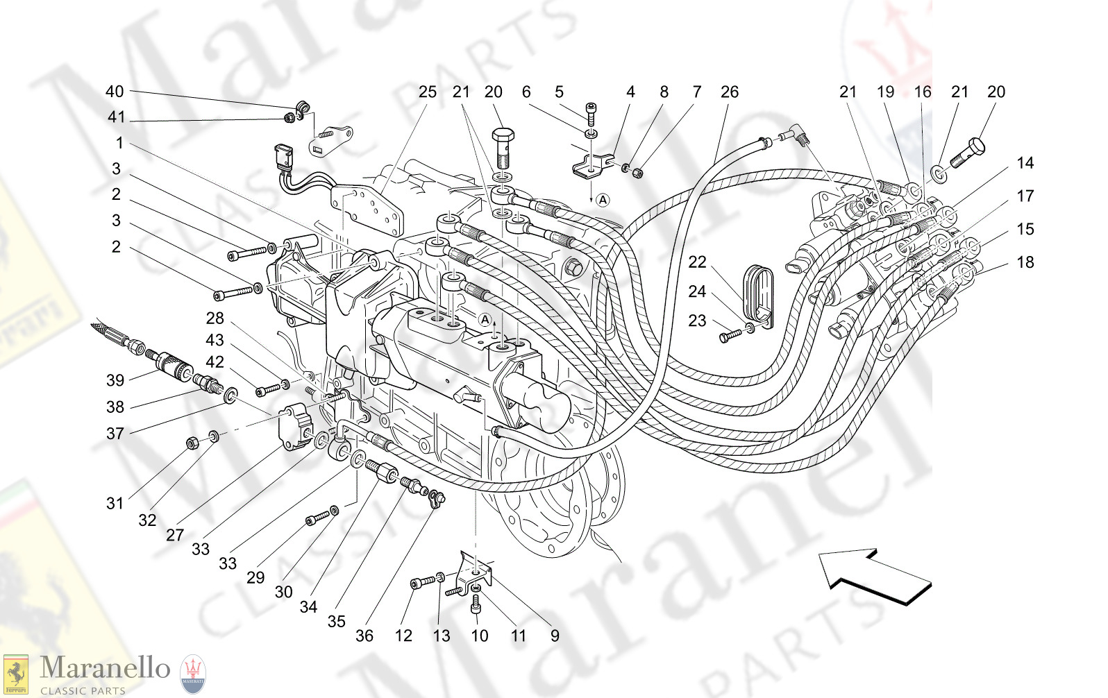 M3.40 - 13 - M340 - 13 F1 Clutch Hydraulic Control