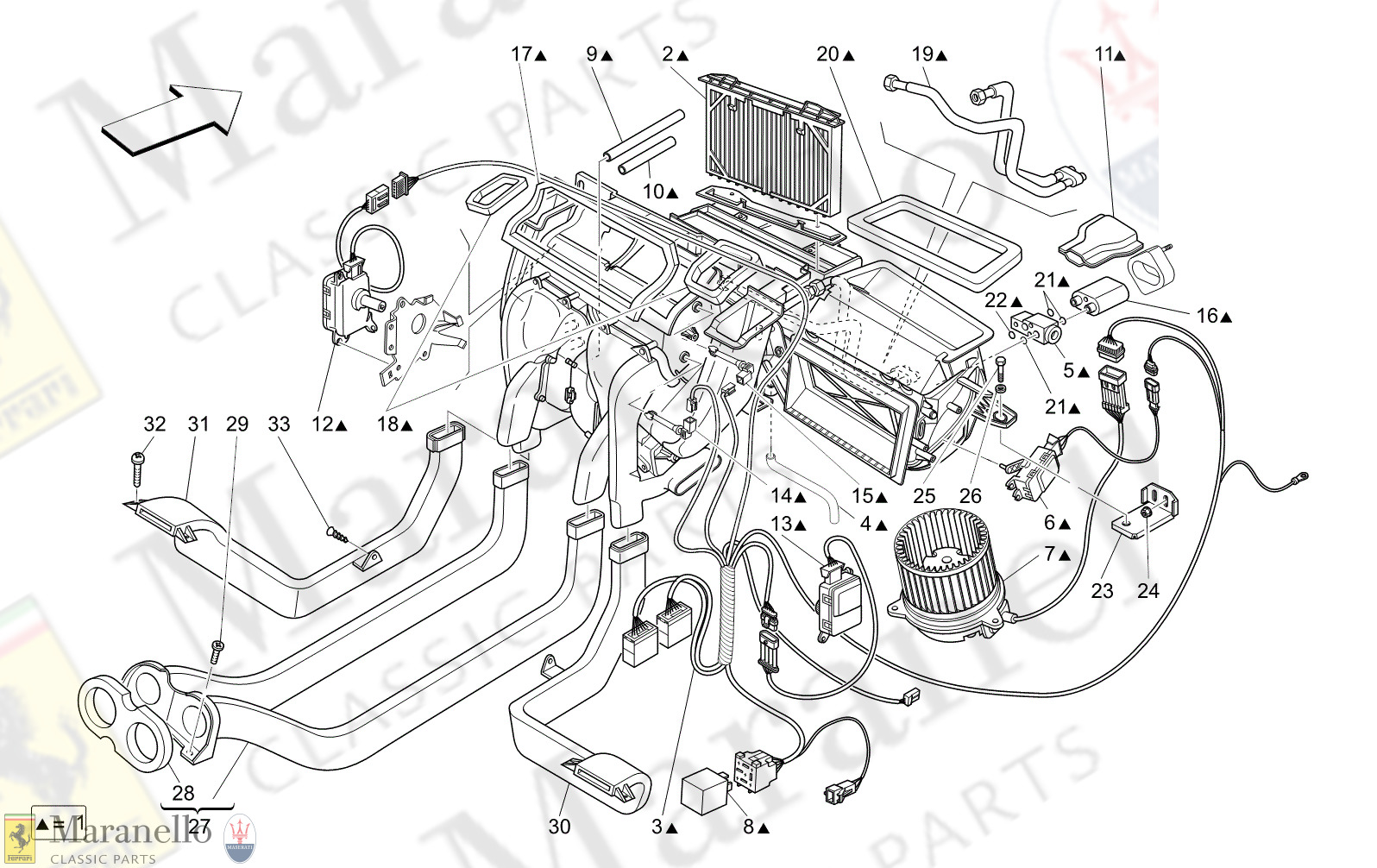 C8.41 - 12 - C841 - 12 A/C Unit: Dashboard Devices