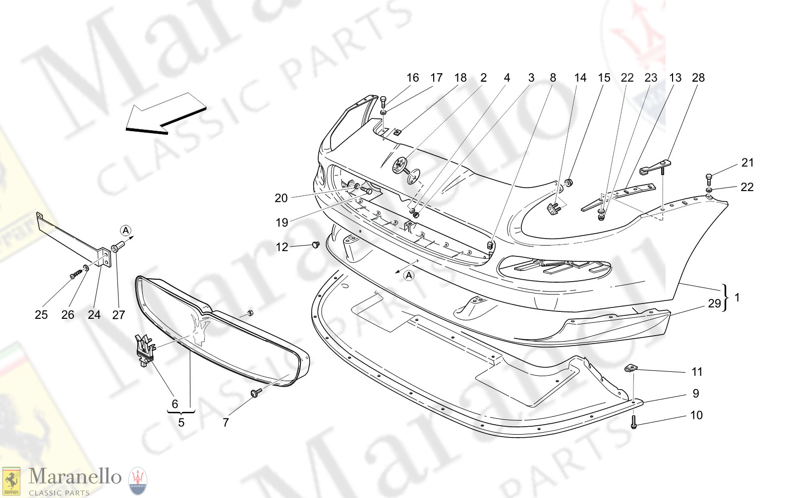 C9.10 - 13 - C910 - 13 Front Bumper