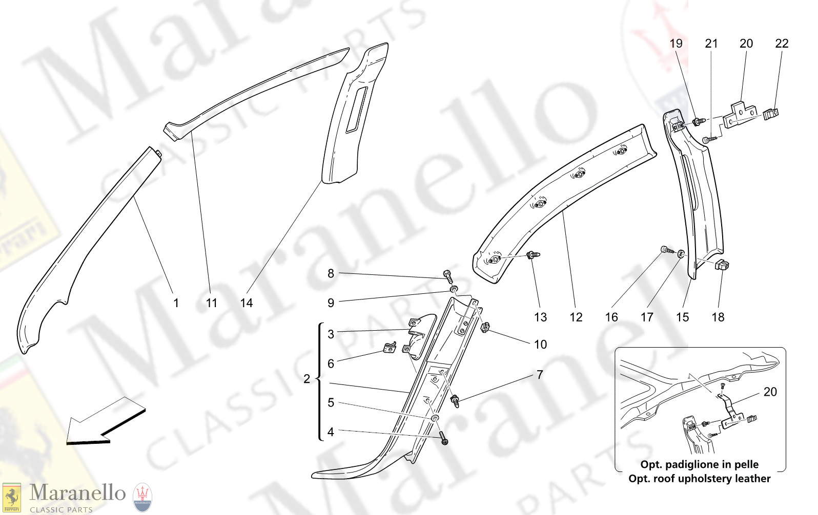 C9.44 - 13 - C944 - 13 Inner Trims