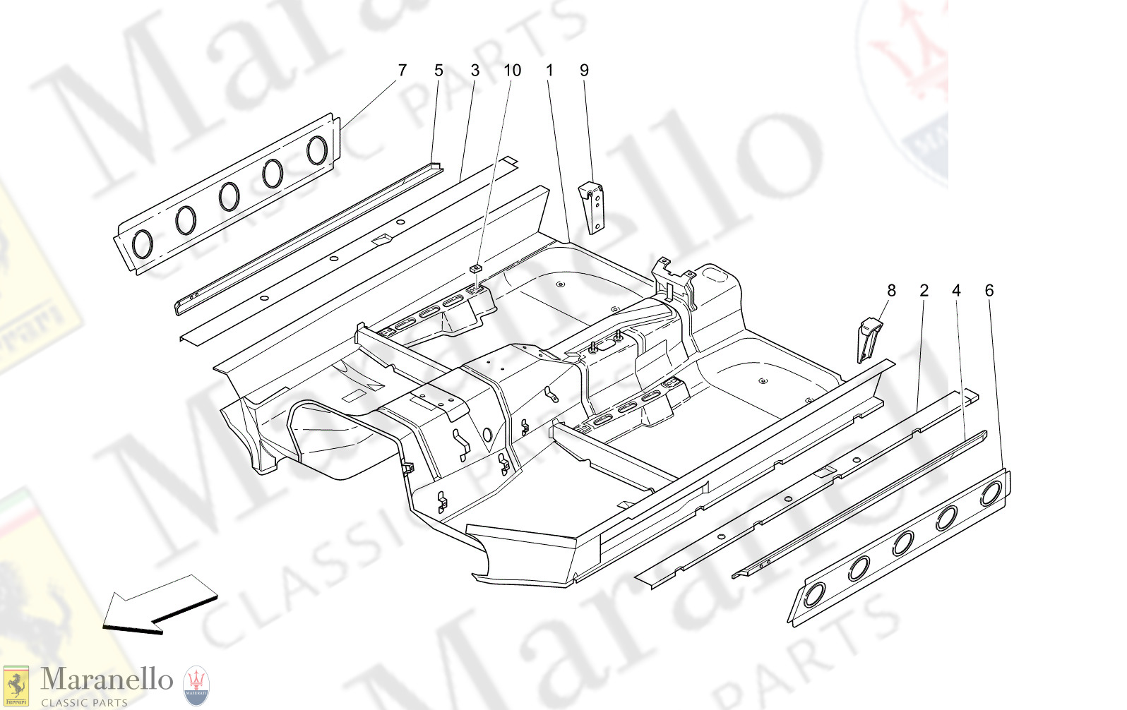 C9.04 - 12 - C904 - 12 Central Structural Frames And Sheet Panels