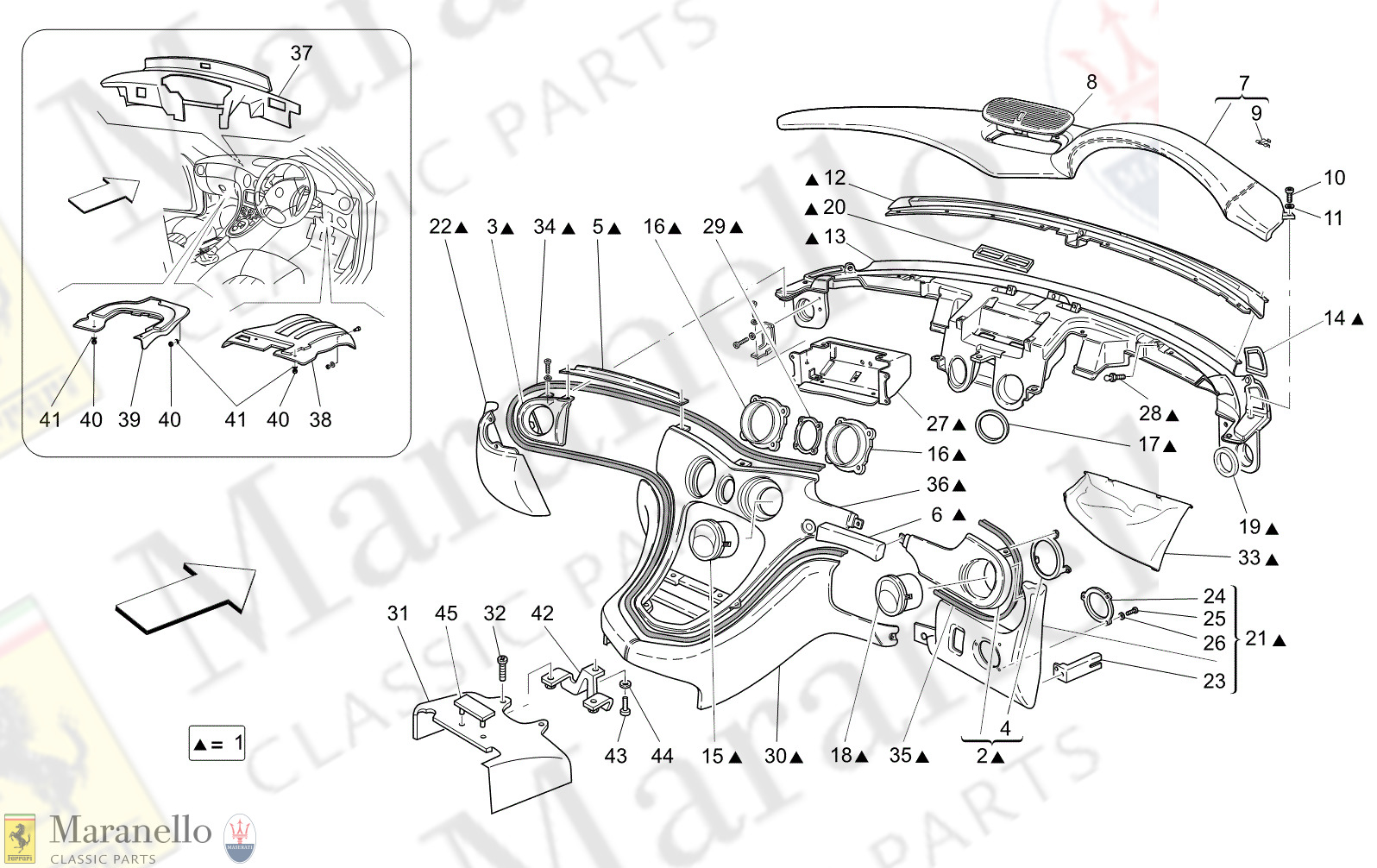 C9.50 - 23 - C950 - 23 Dashboard Unit