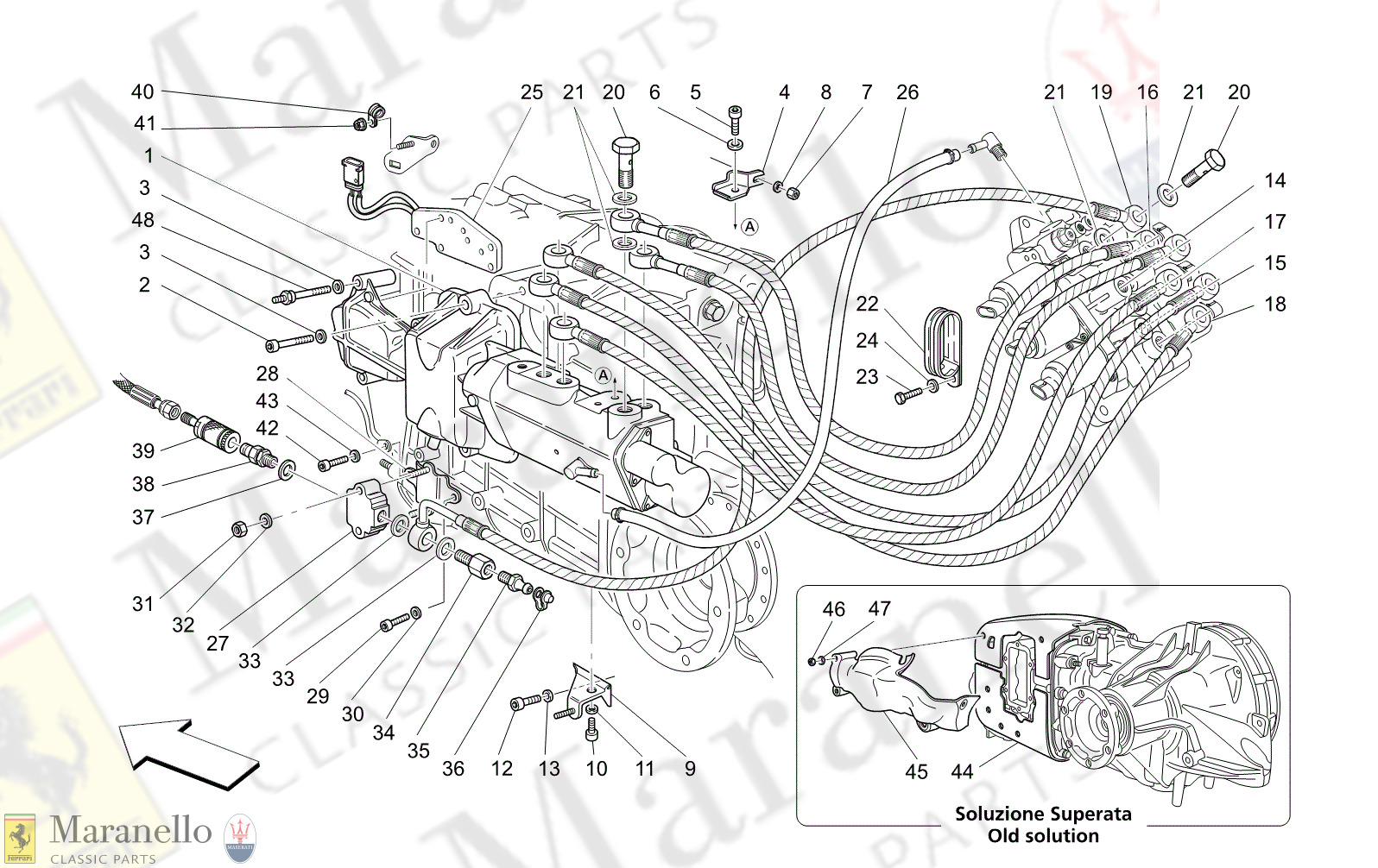 M3.40 - 12 - M340 - 12 F1 Clutch Hydraulic Control