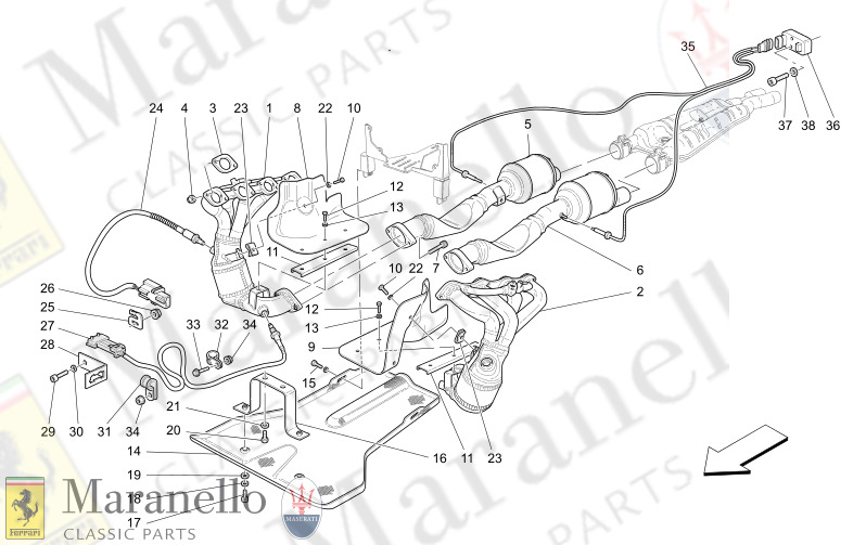 M1.82 - 2 EXHAUST SYSTEM