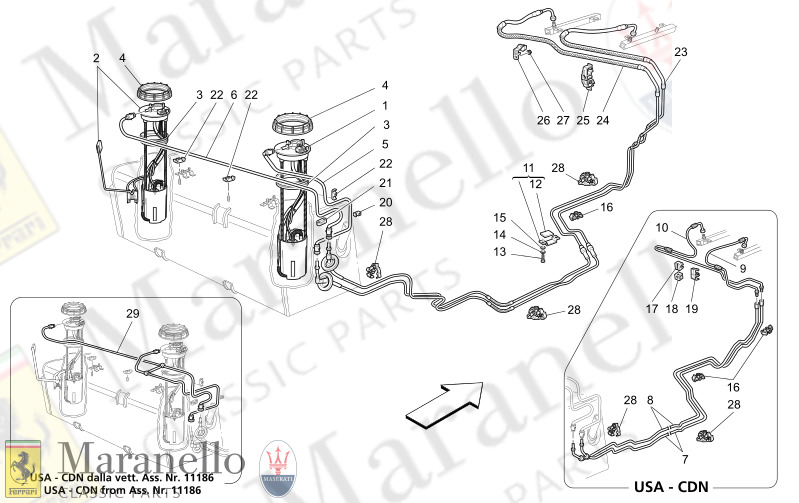 M1.43 - 1 FUEL PUMPS AND CONNECTION LINES