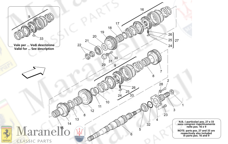 M3.11 - 1 MAIN SHAFT GEARS