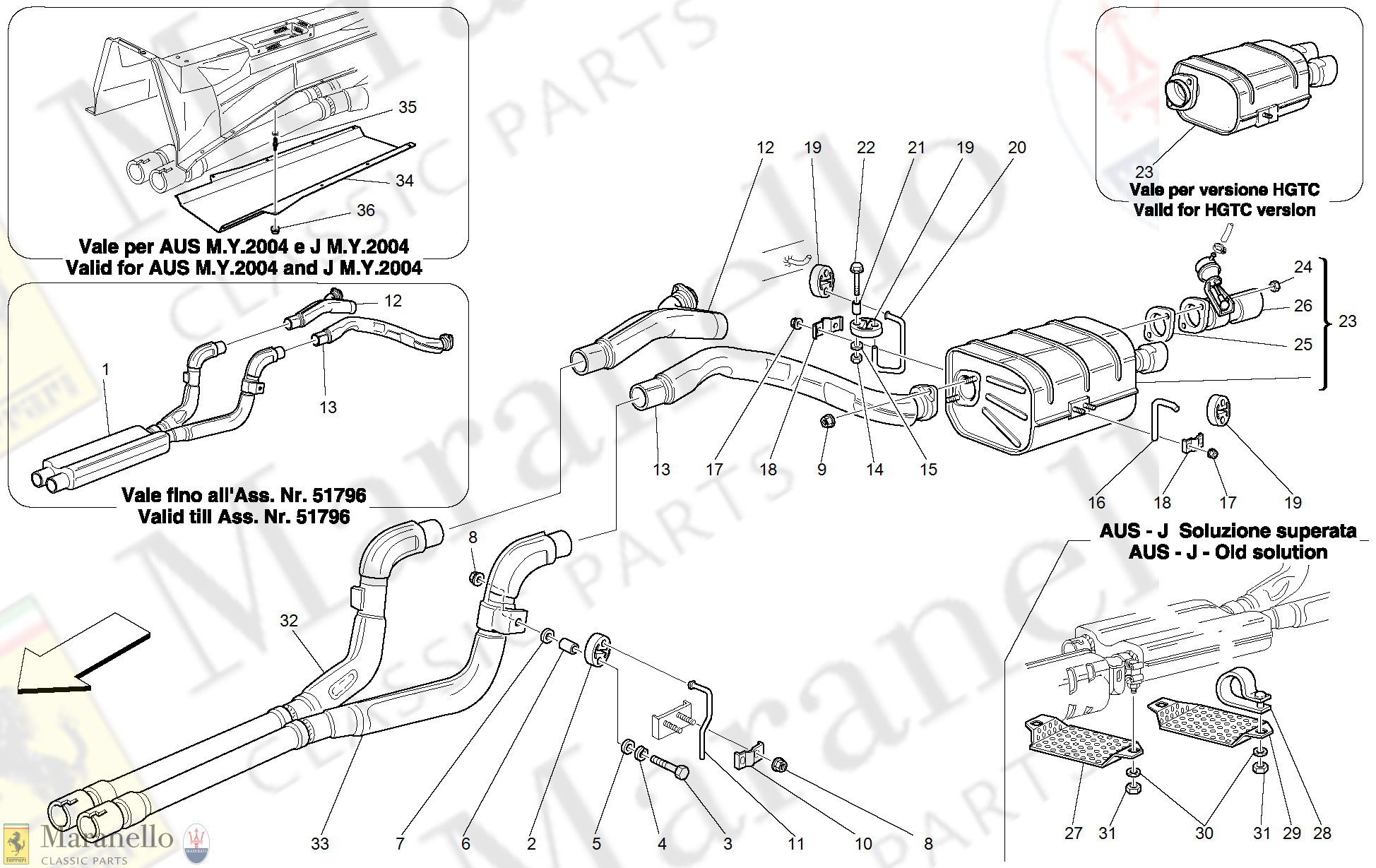 021 - Rear Exhaust System