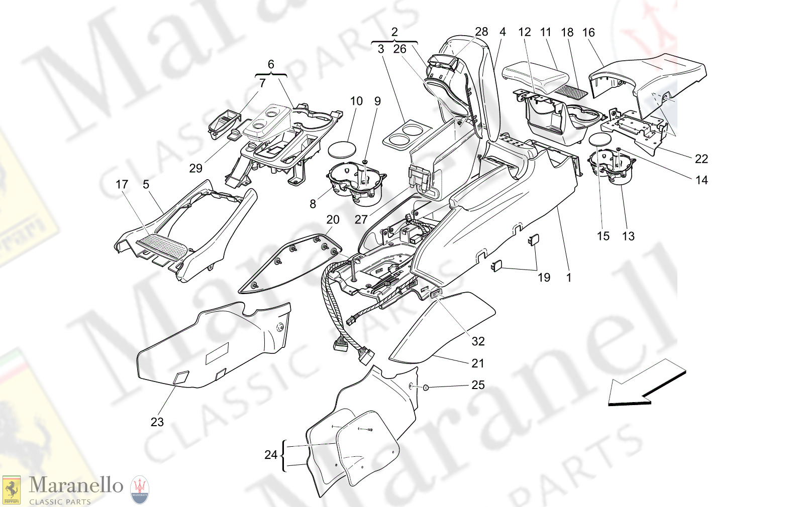 09.51 - 2 - 0951 - 2 Accessory Console And Centre Console