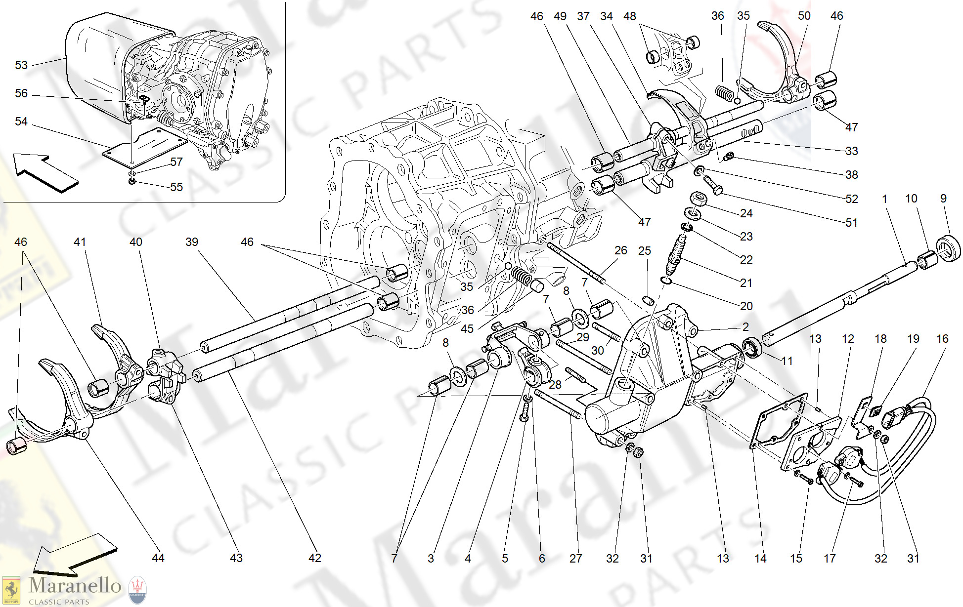 035 - Inside Gearbox Controls -Valid For F1-