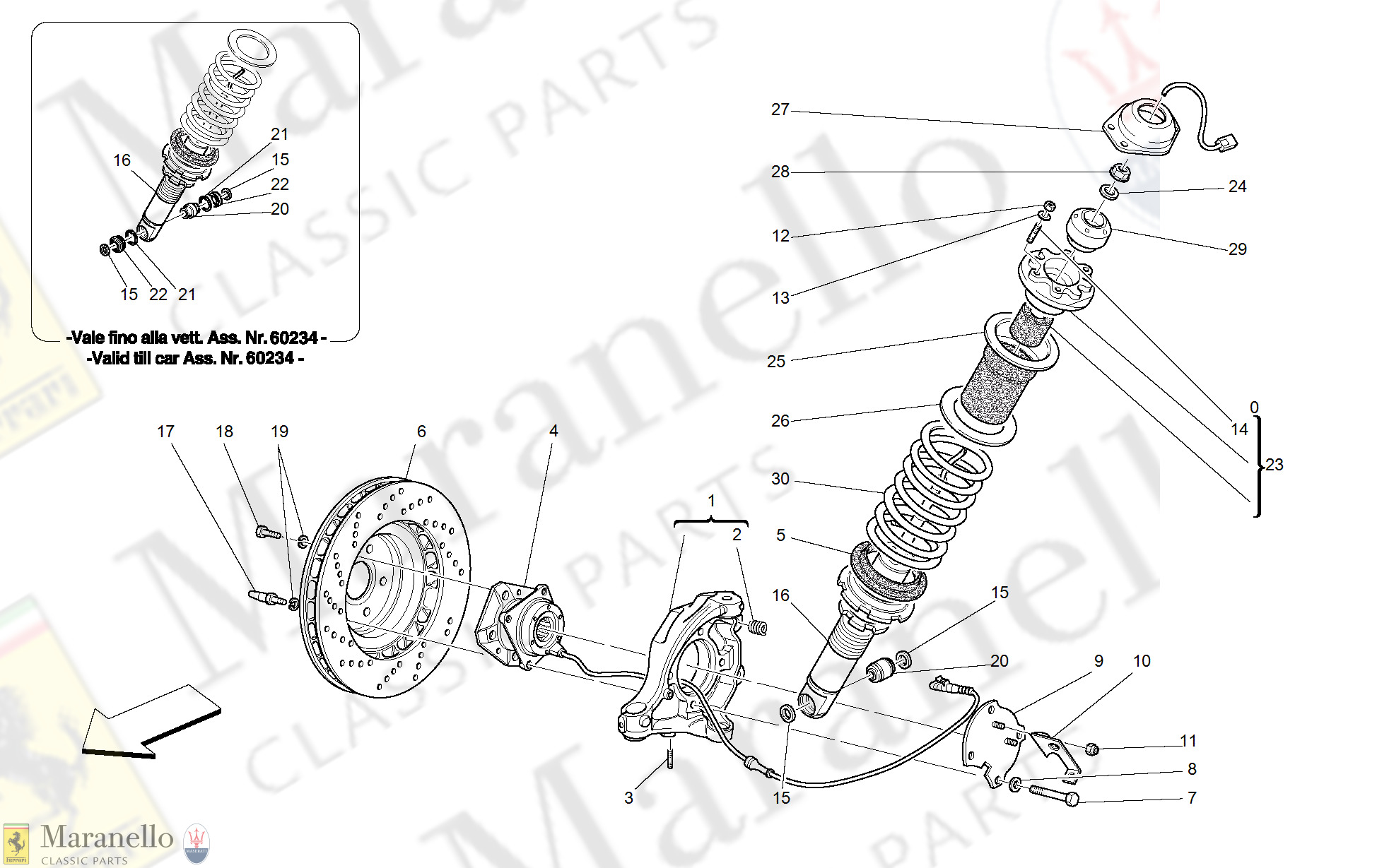 053 - Front Suspension - Shock Absorber And Brake Disc