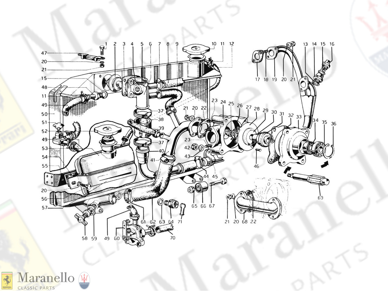 030 - Radiator & Water Pump