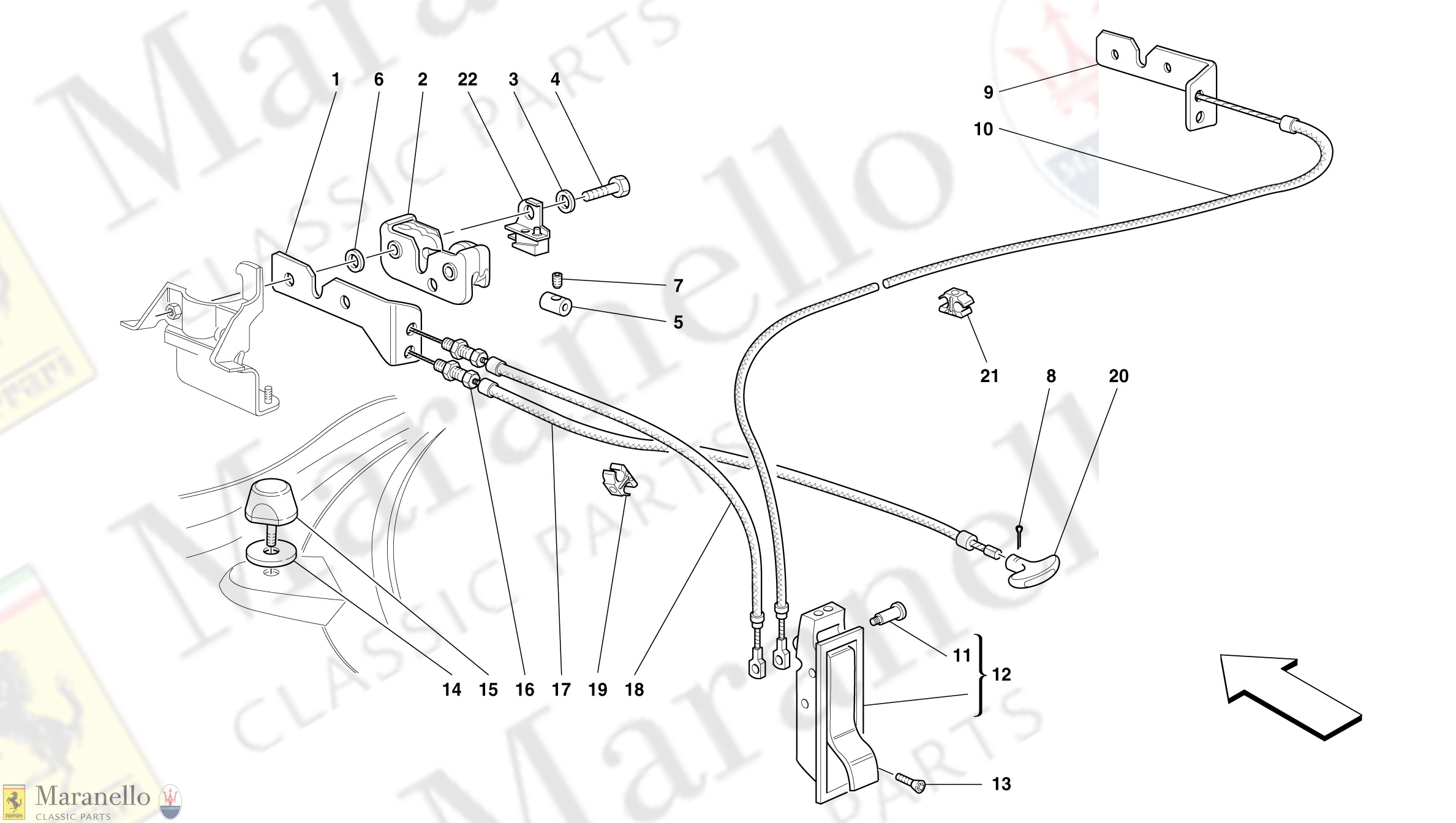 118 - Opening Device For Front Hood