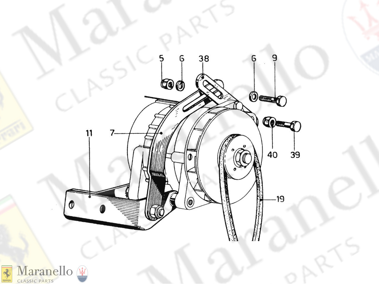 012B - Generator - Battery & Coils  - RHD Variants