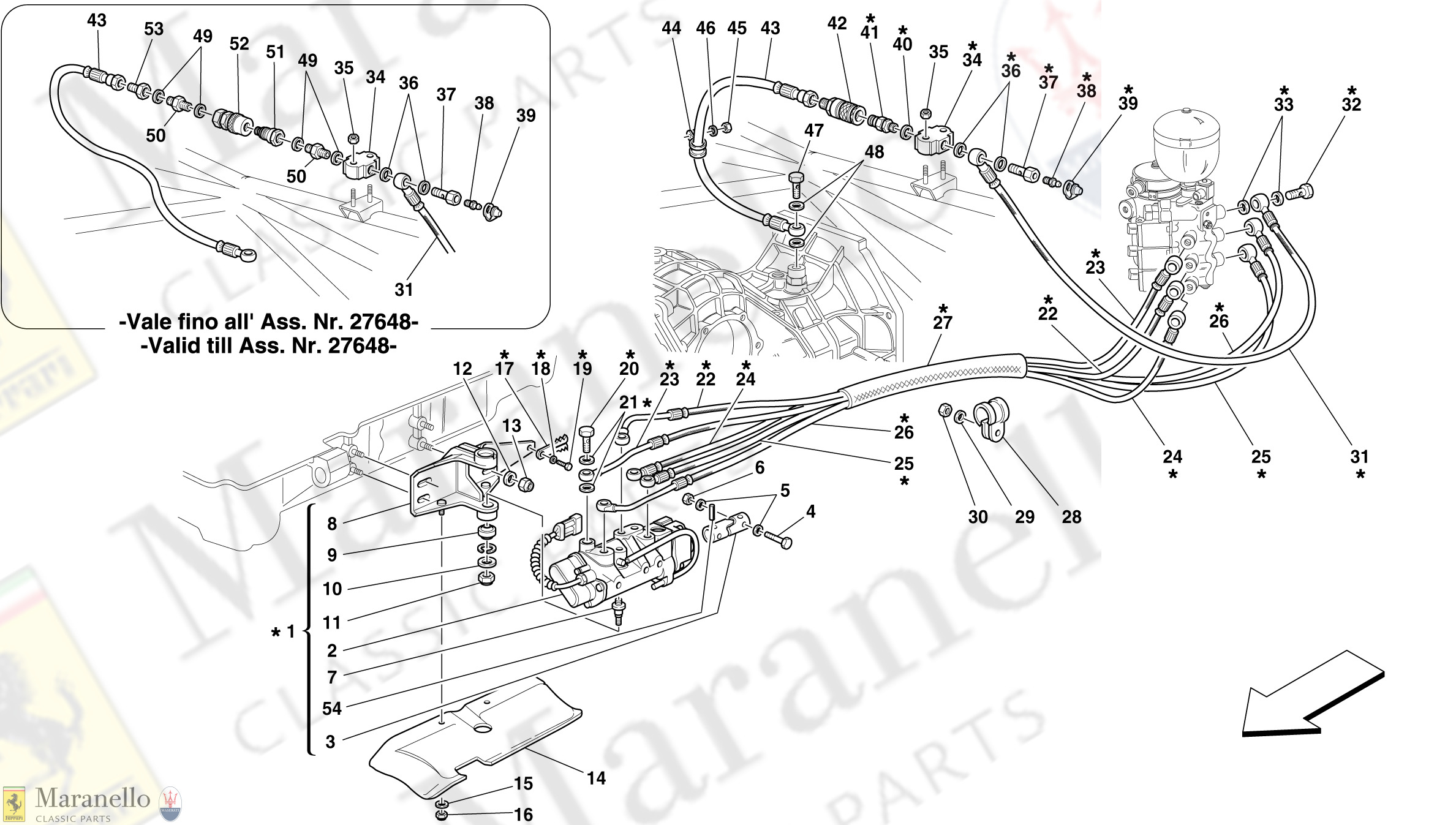 027 - F1 Clutch Hydraulic Control -Valid For 355 F1 Cars-