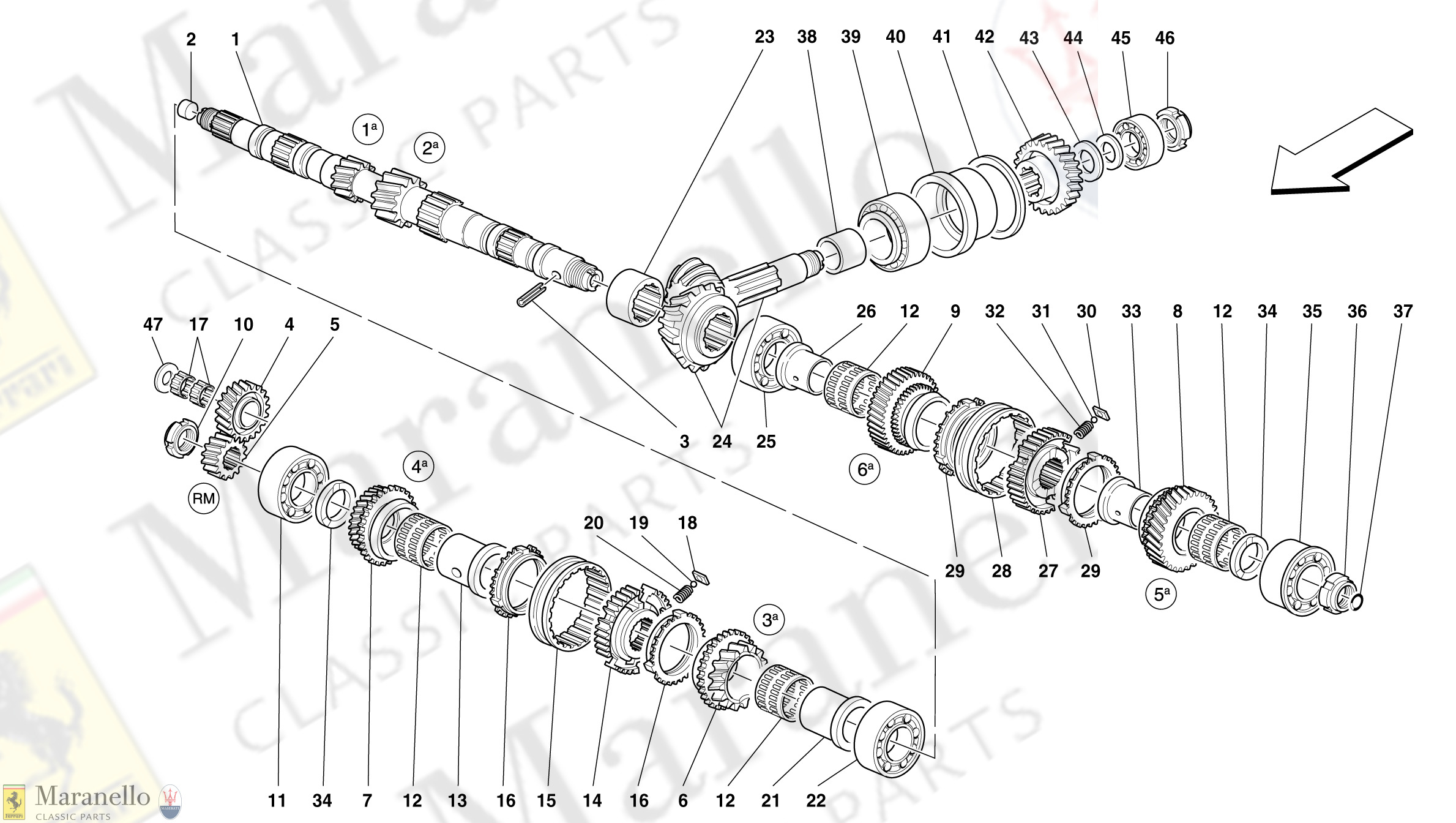 032 - Main Shaft Gears