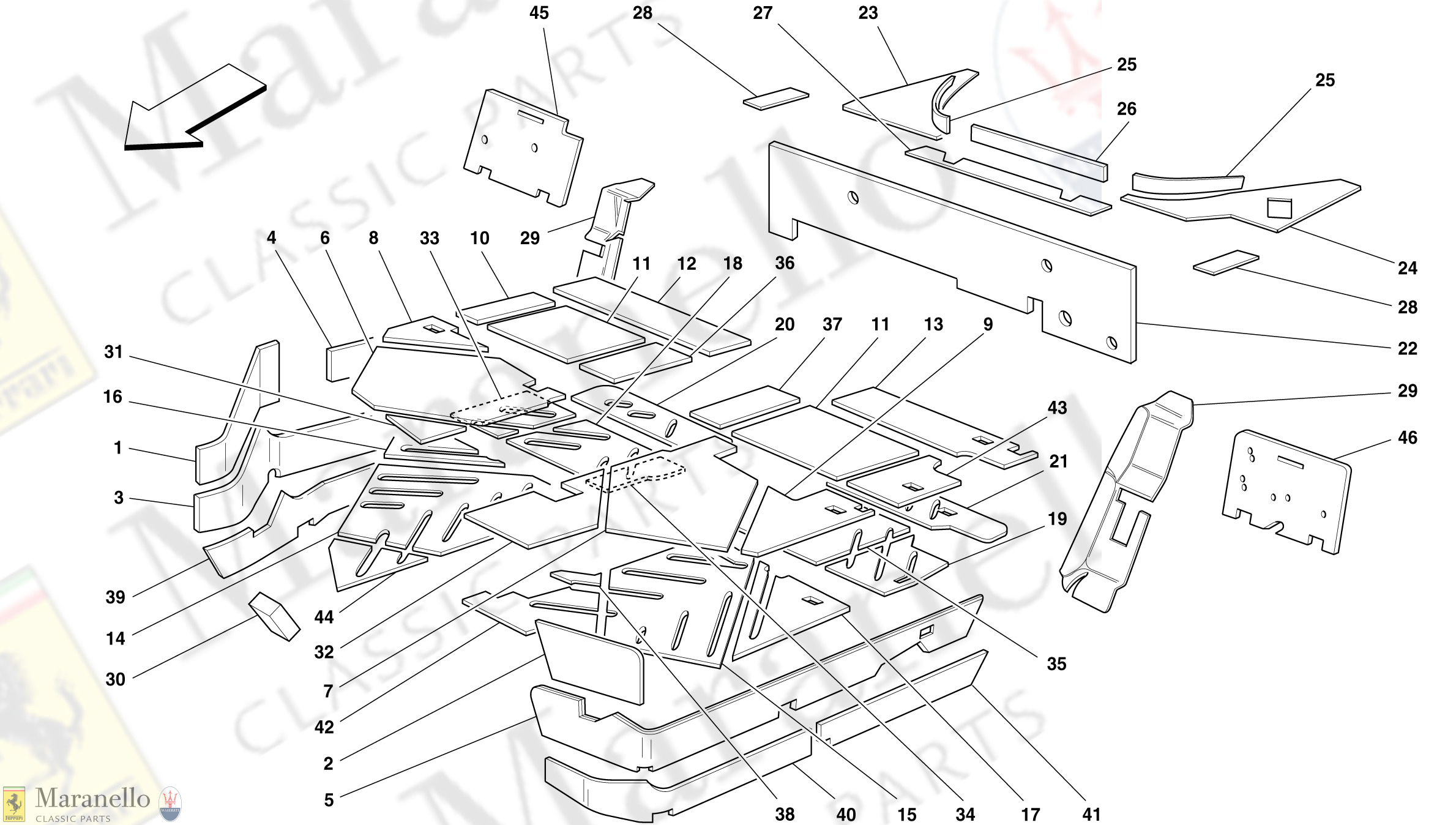 109 - Passengers Compartment Insulations -Valid For Spider-