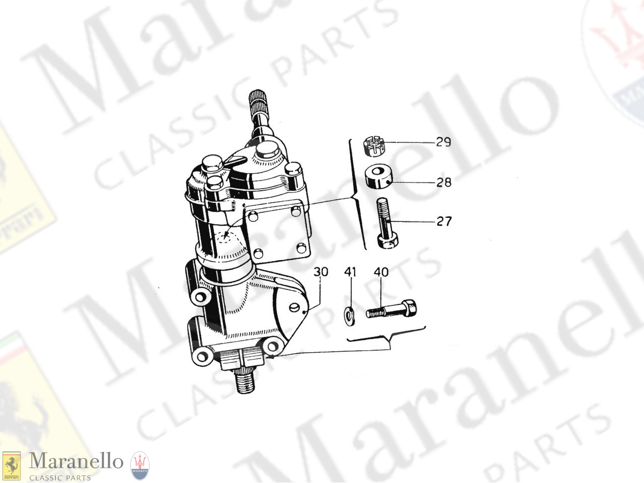 029A - Steering Linkage - LHD Upto 31-12-1965