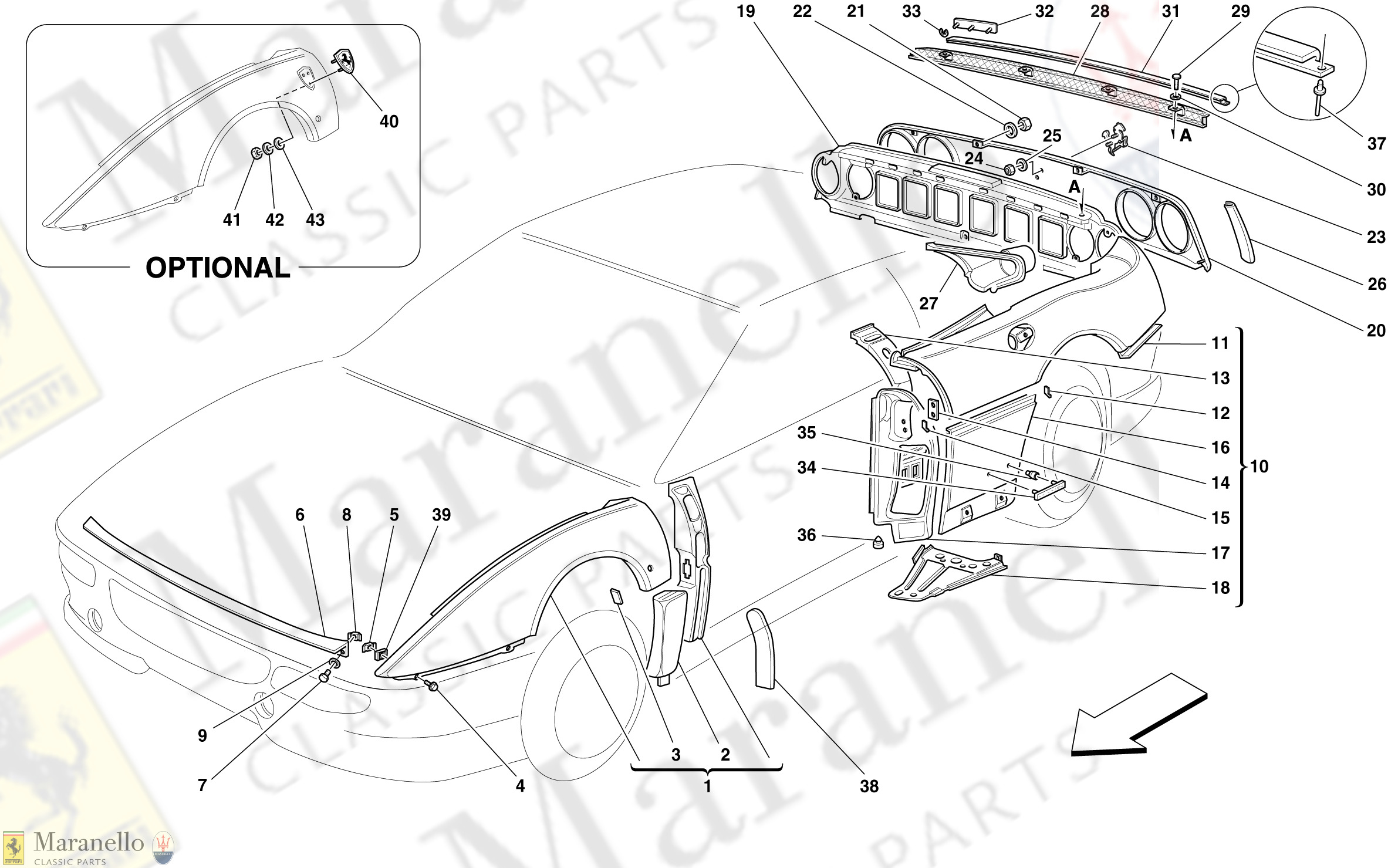 106 - Body - Outer Trims