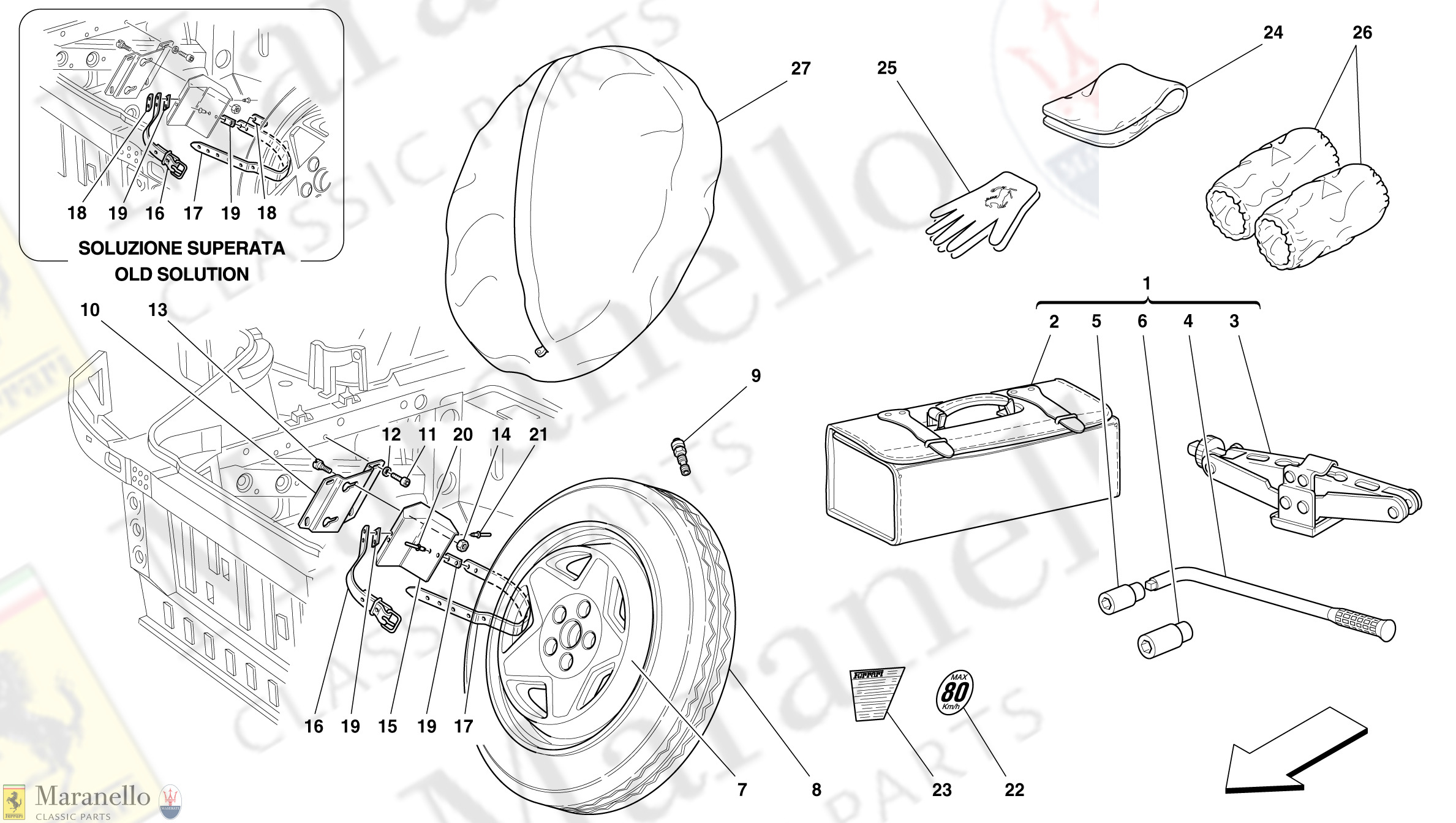 056 - Spare Wheel And Equipment - Optional-