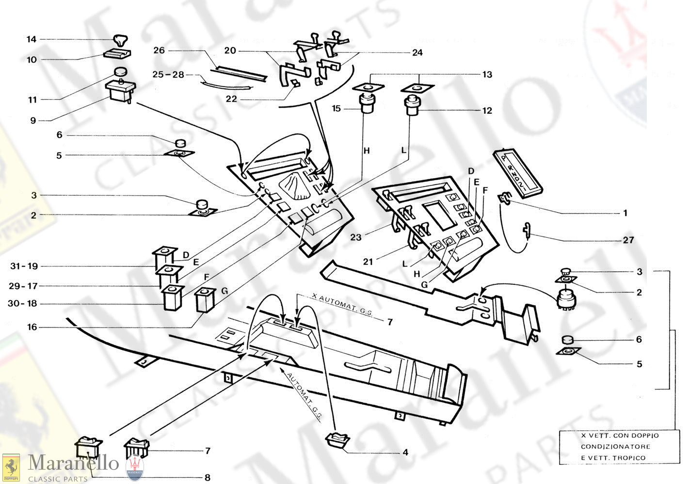 222A - Dashboard Switches