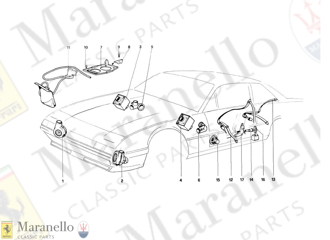 103 - Cooling Electric Fans - Heating - Windscreen Washer And Safety Belts