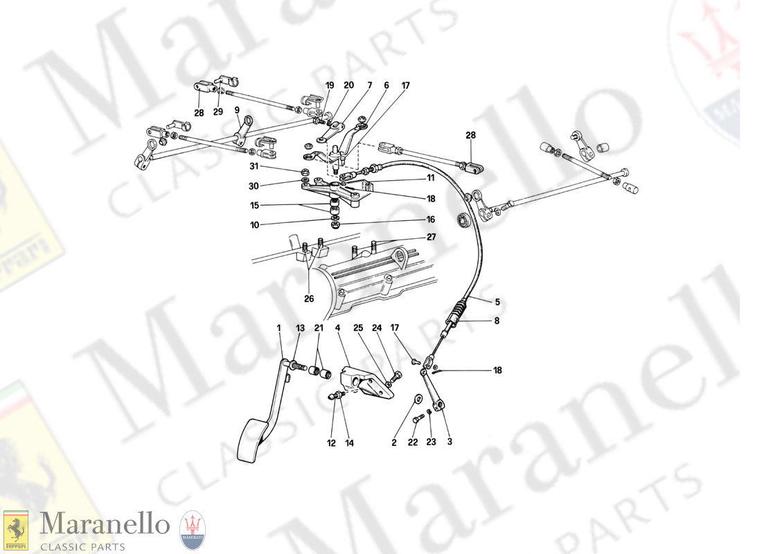 013 - Throttles Controls (For RHD)